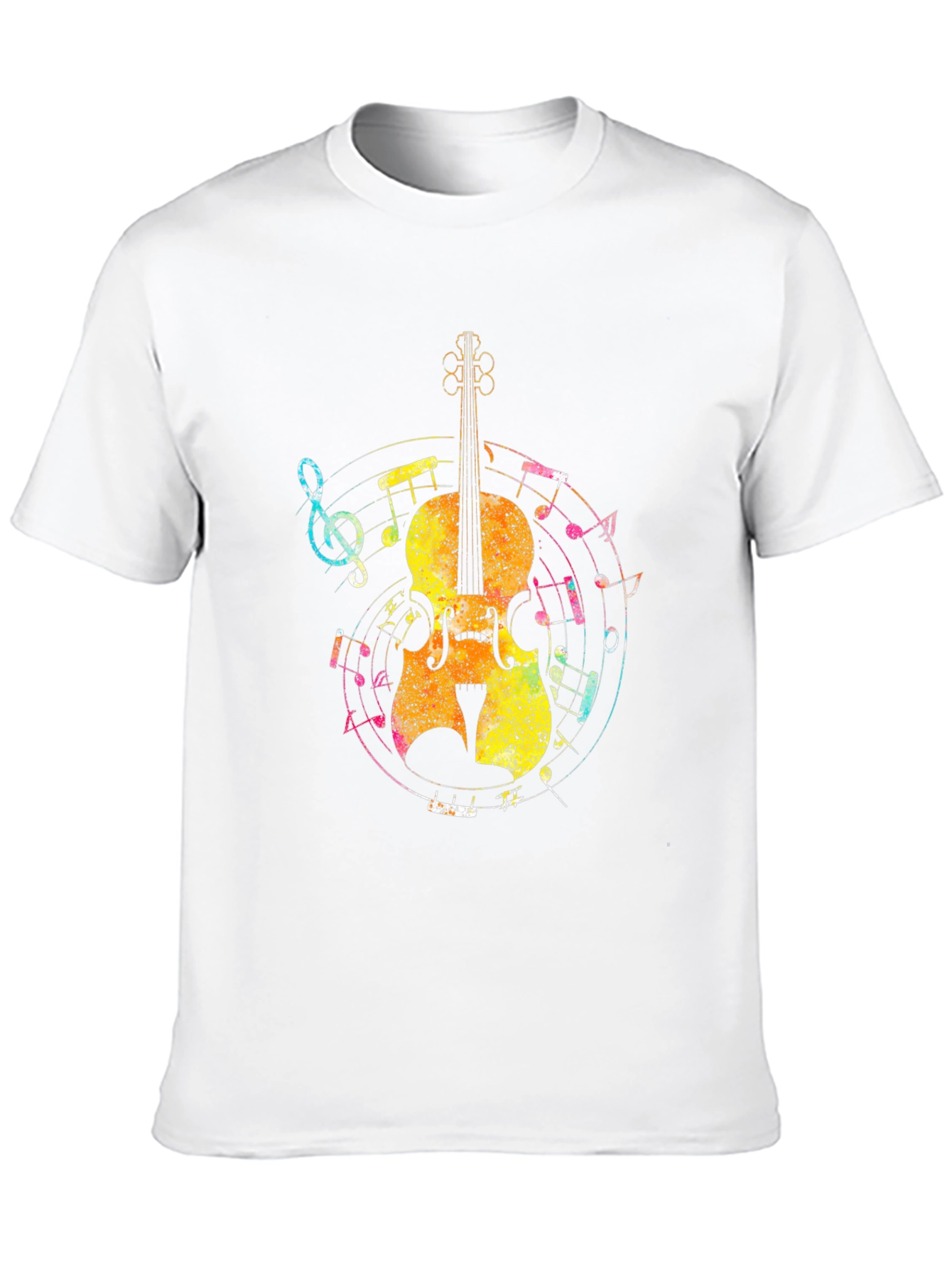 Black Musical Cello Graphic T-Shirt view 10