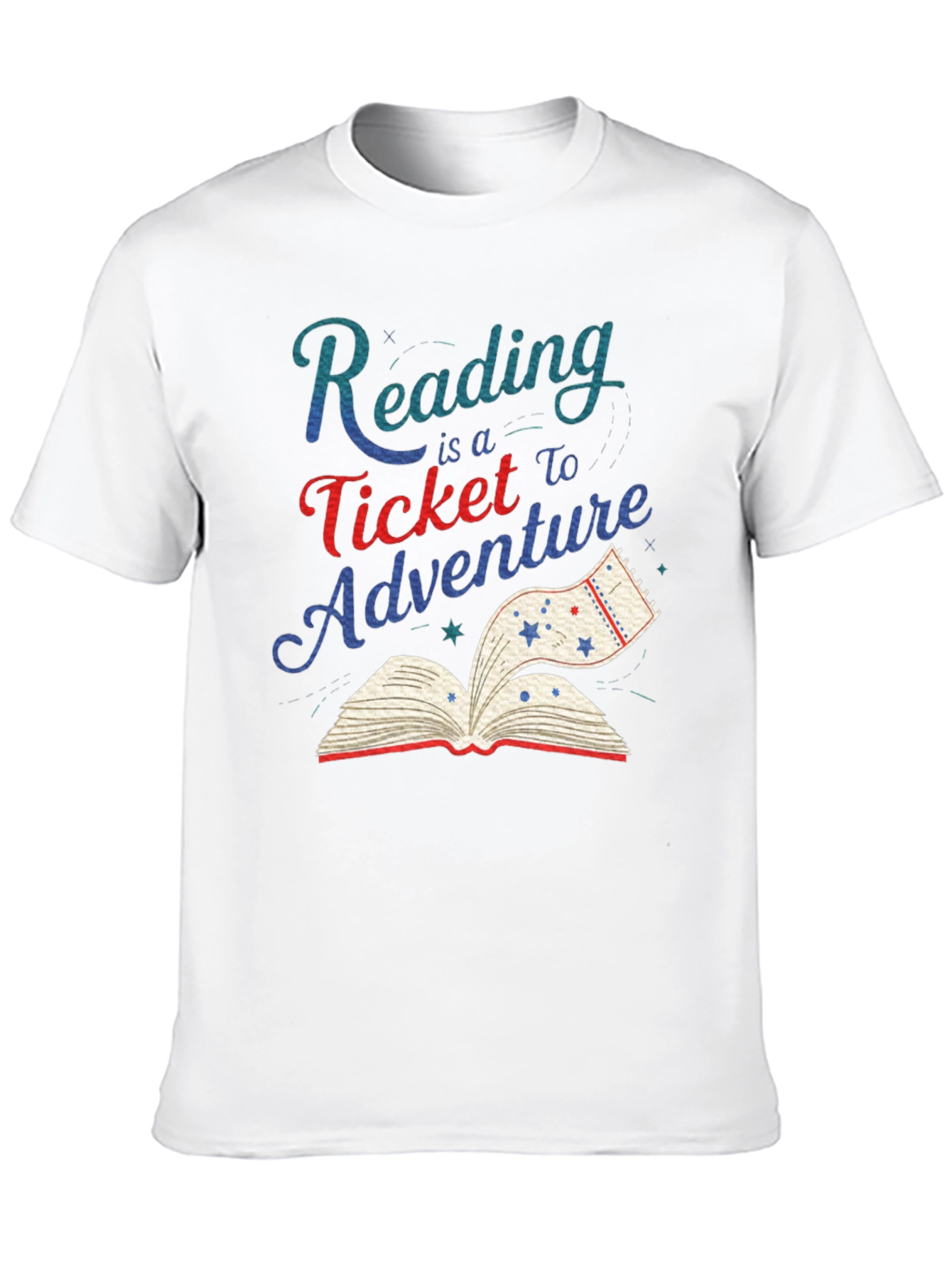 Black Reading Adventure Graphic Tee view 10