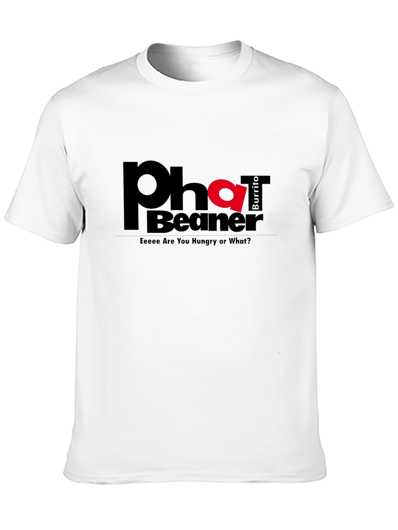 Black Phat Beaner Burrito Graphic T-Shirt view 10
