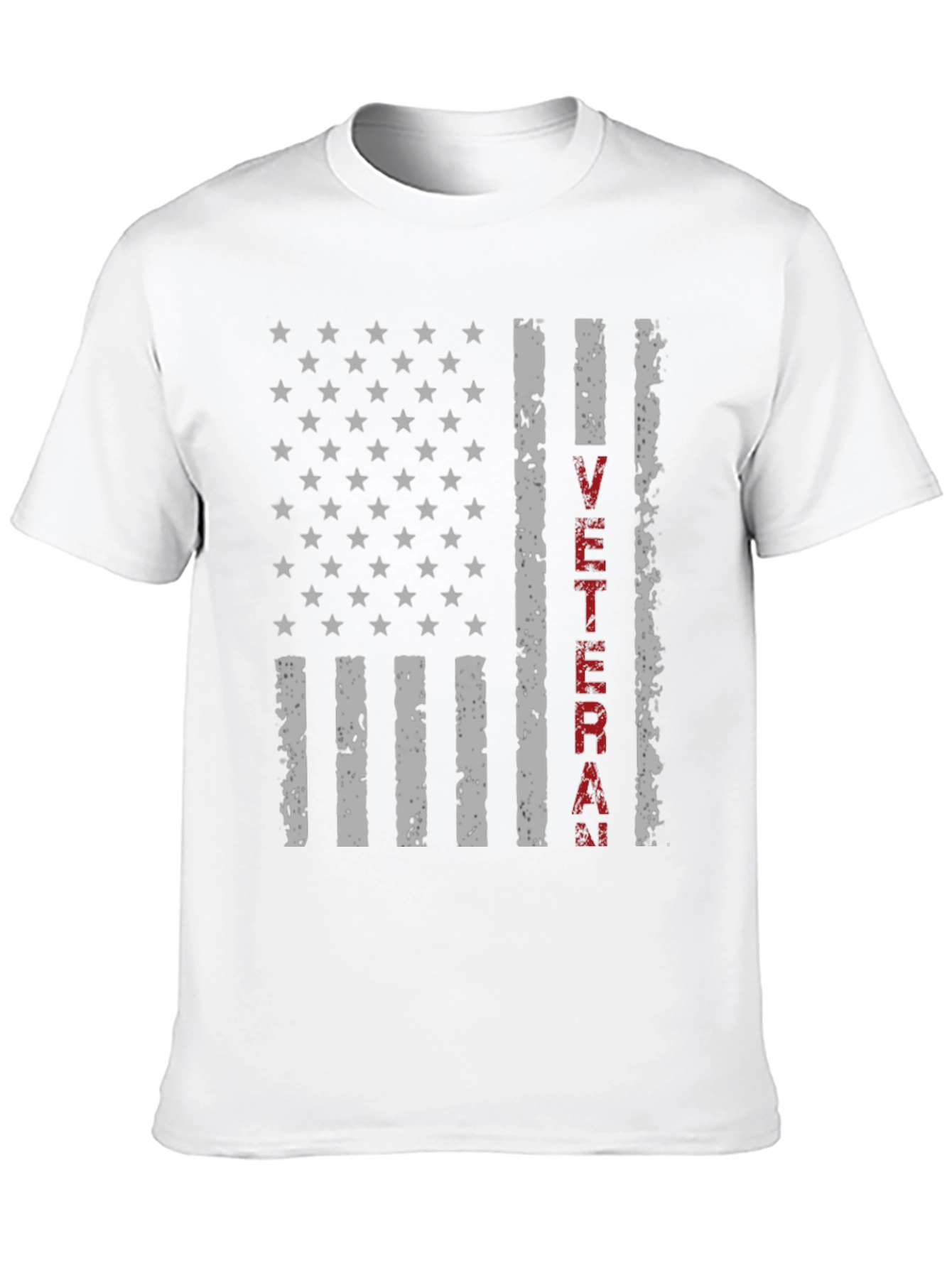 Black Veteran Flag Graphic T-Shirt view 10