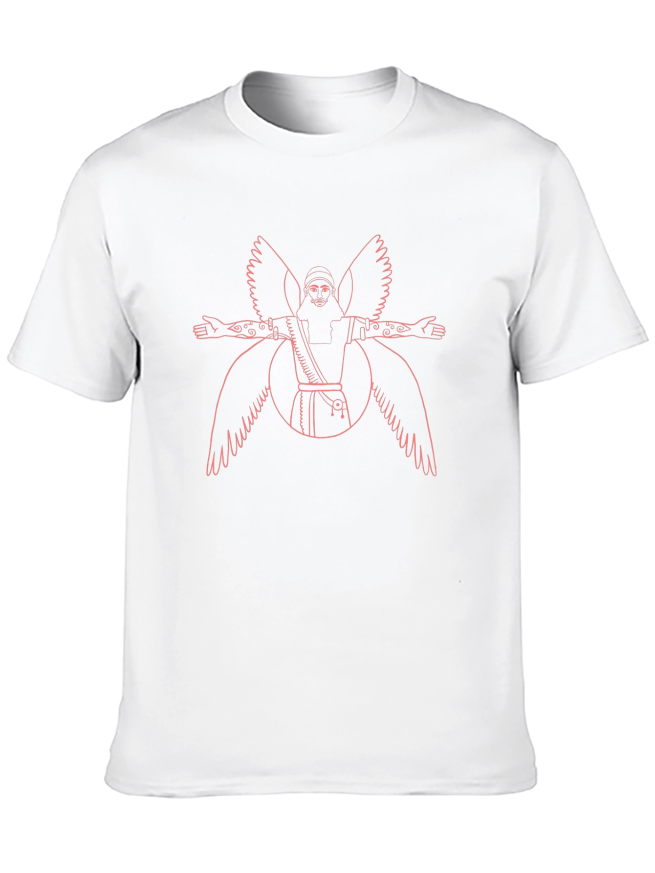 Black Winged Being Graphic T-Shirt - Black view 10