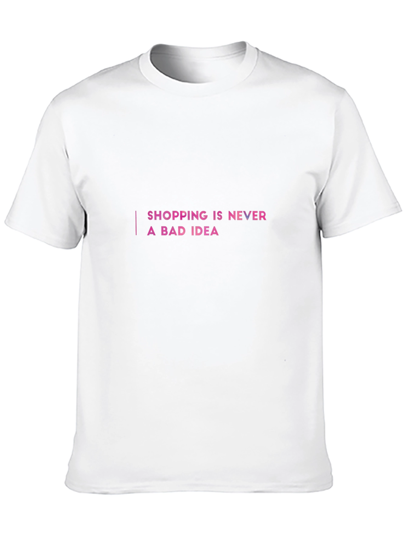 Black Shopping Is Never A Bad Idea Black T-Shirt view 10