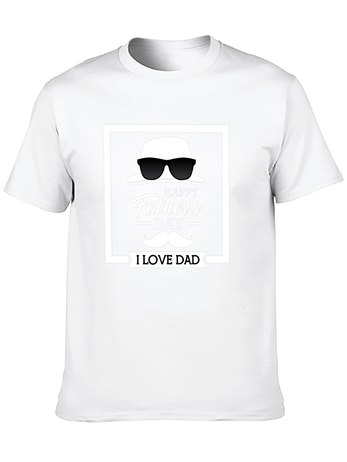 Black I Love Dad - Father's Day Graphic Tee view 10