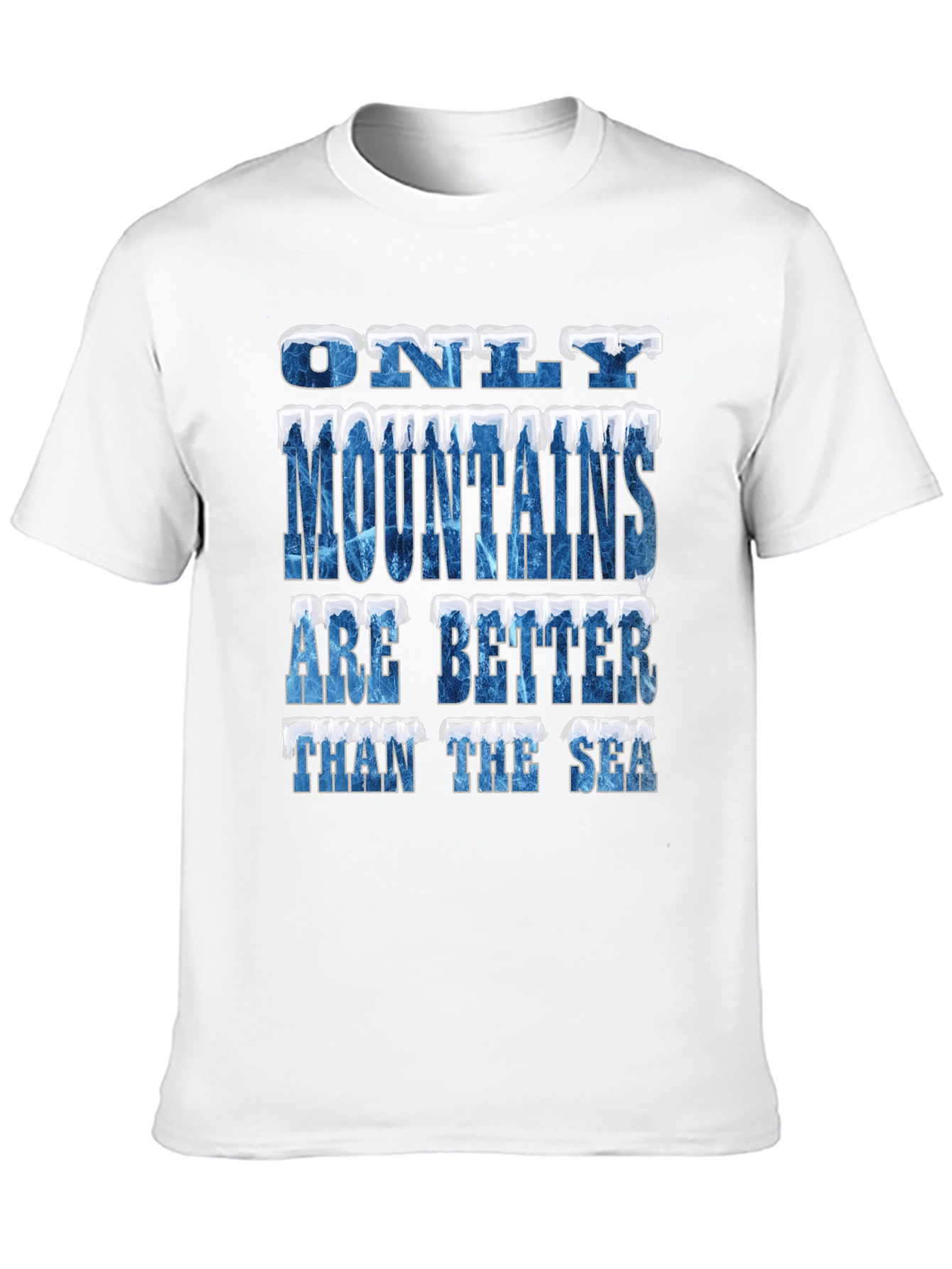 Black Mountains Are Better Than The Sea T-Shirt view 10