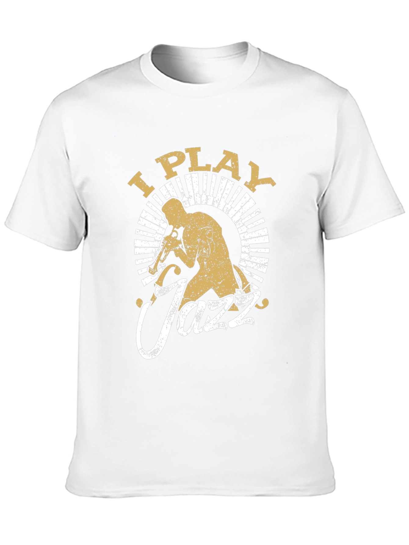 Black I Play Jazz Graphic T-Shirt view 10