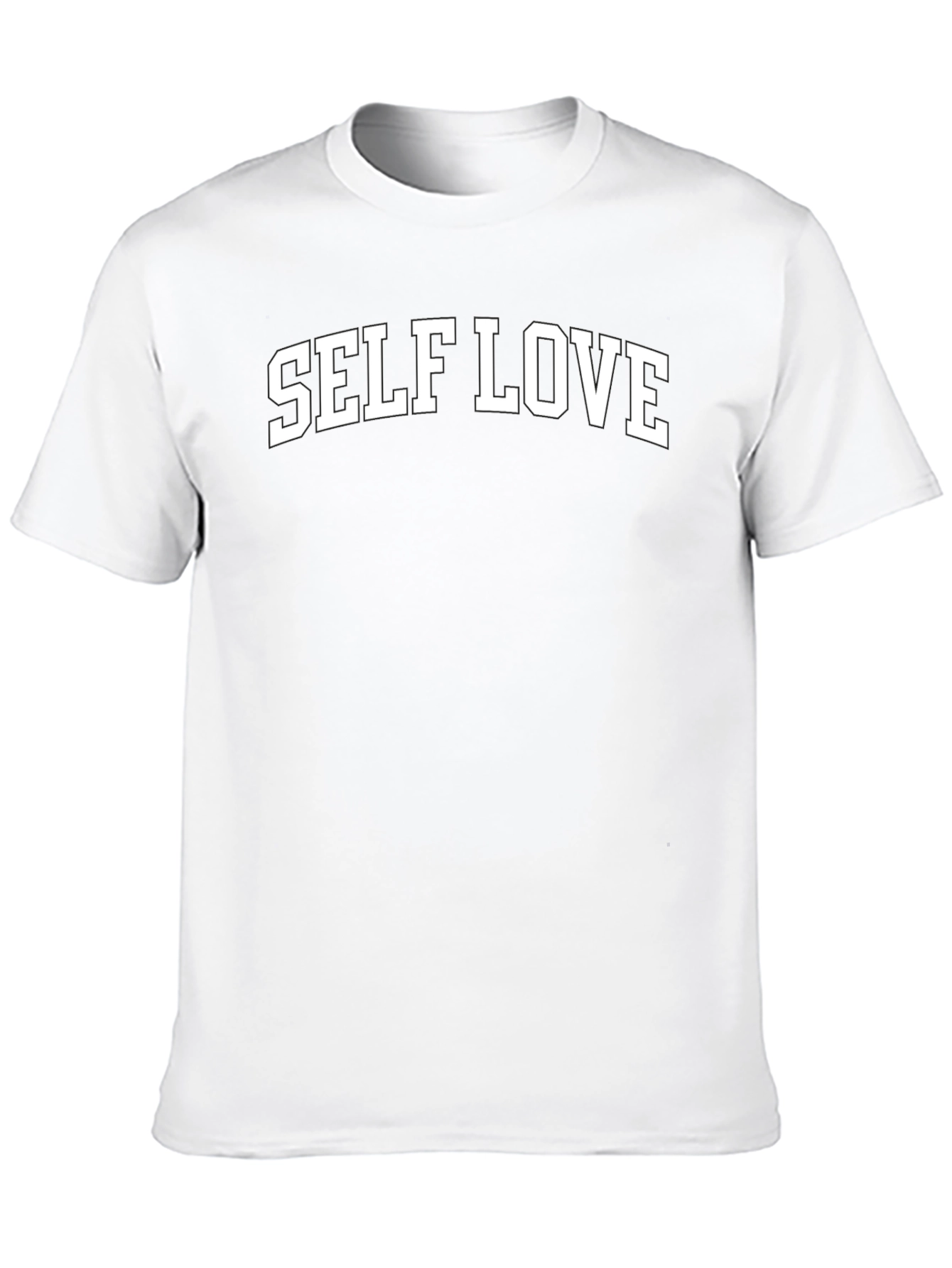 Black Self Love Black Graphic T-Shirt view 10