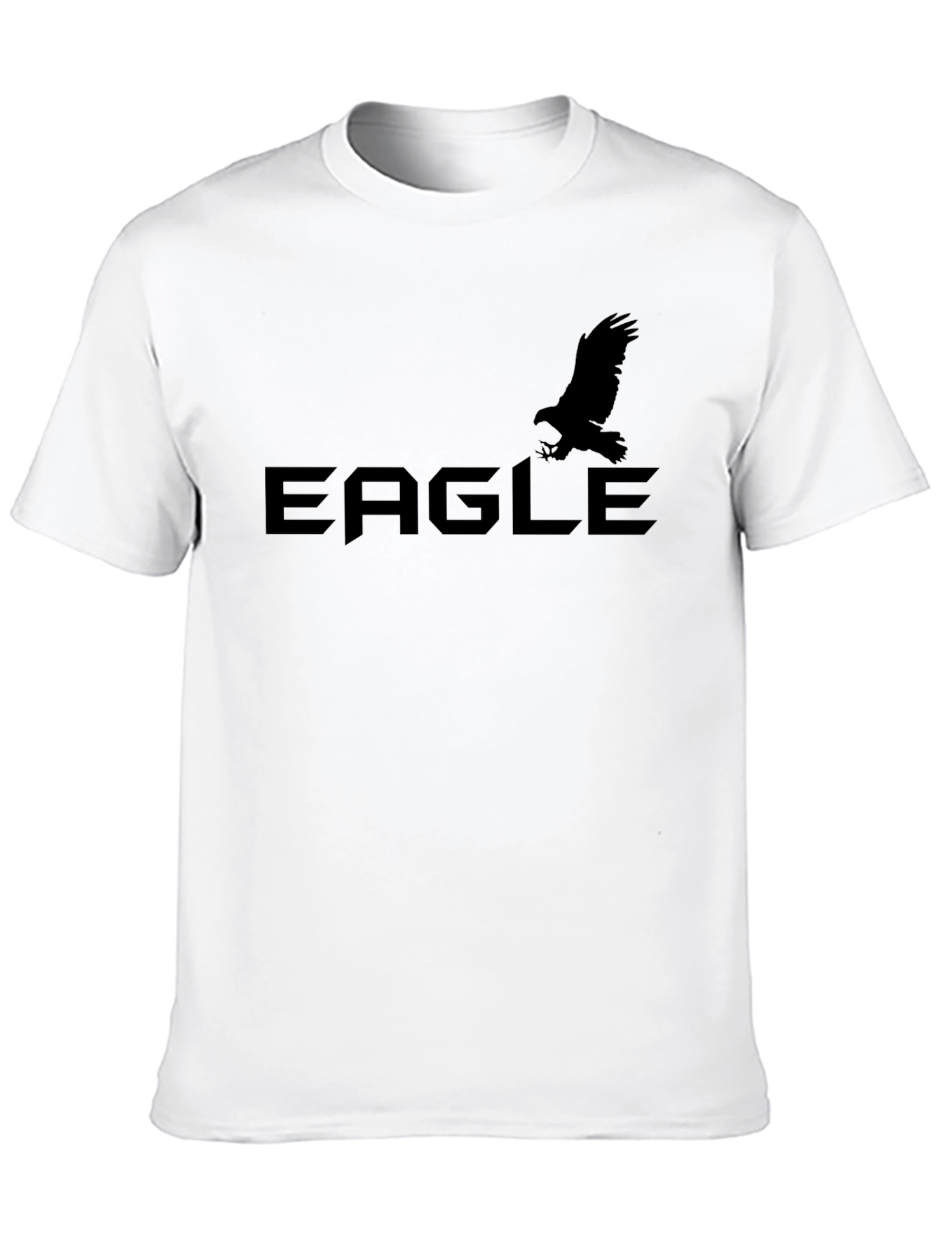 Eagle Graphic Black T-Shirt for Men - 10