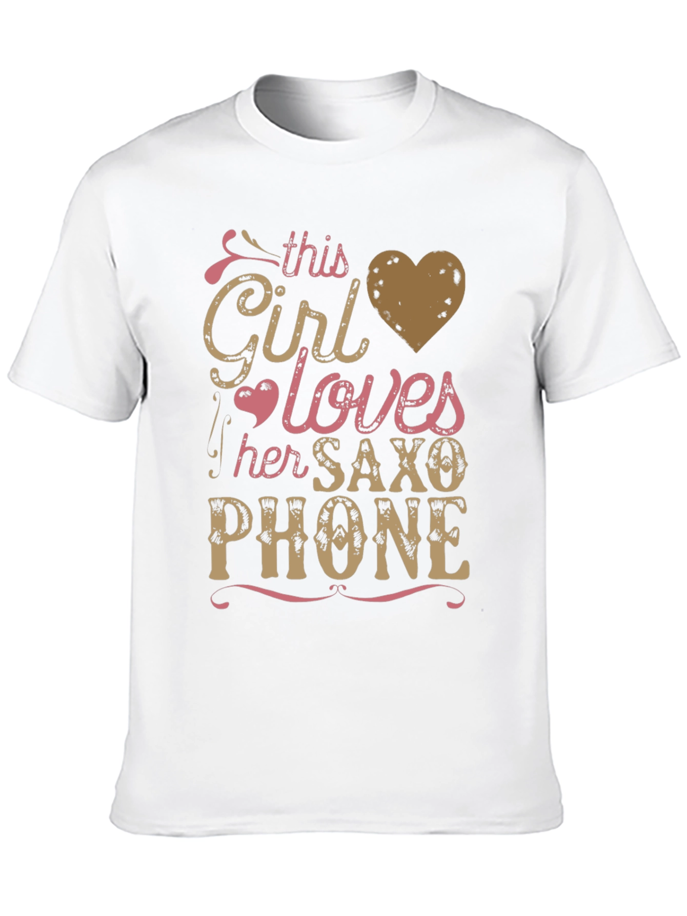 Black Girl Loves Saxophone T-Shirt Funny Music Tee view 10