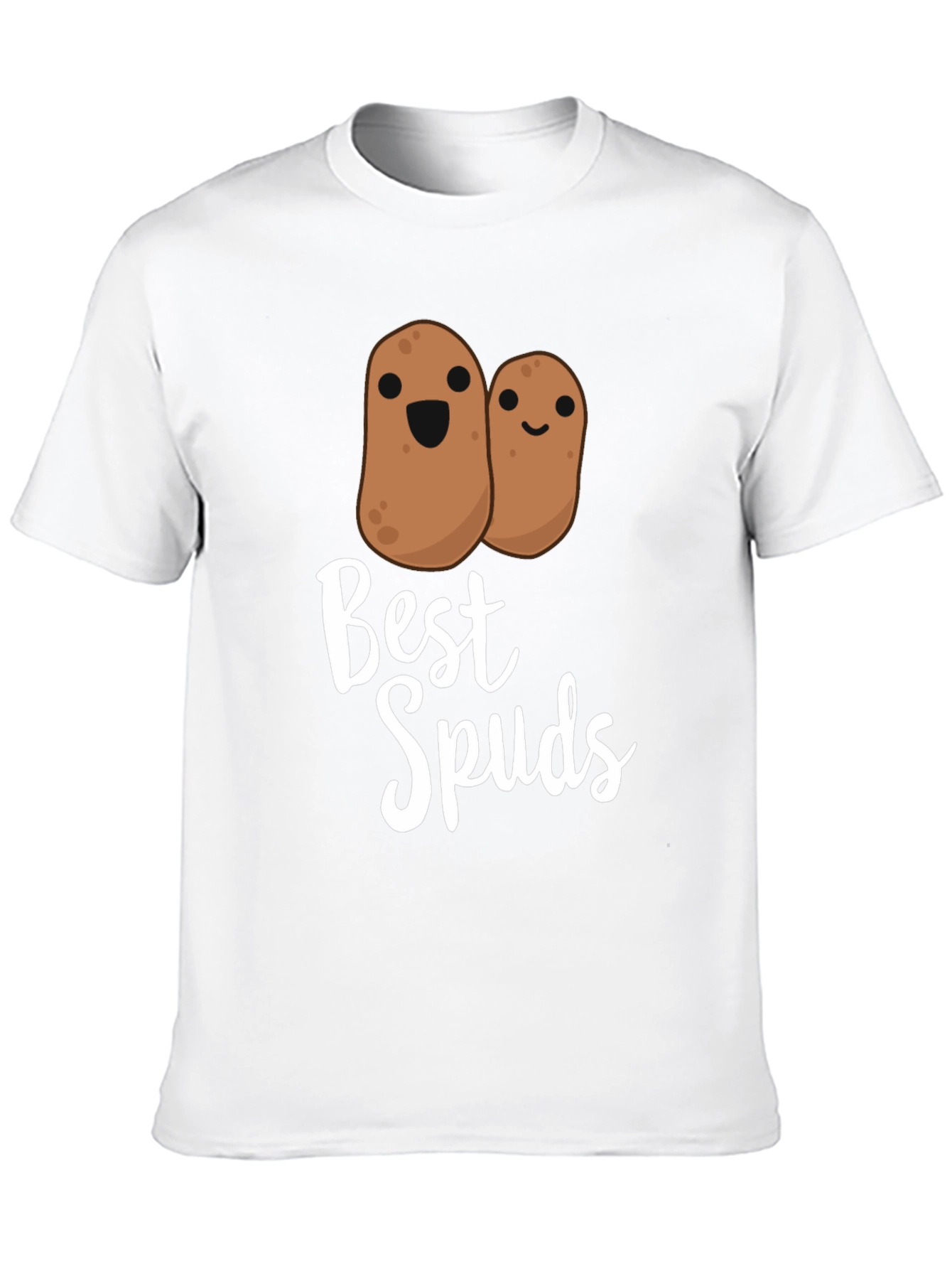 Black Best Spuds T-Shirt - Funny Potato Graphic Tee view 10