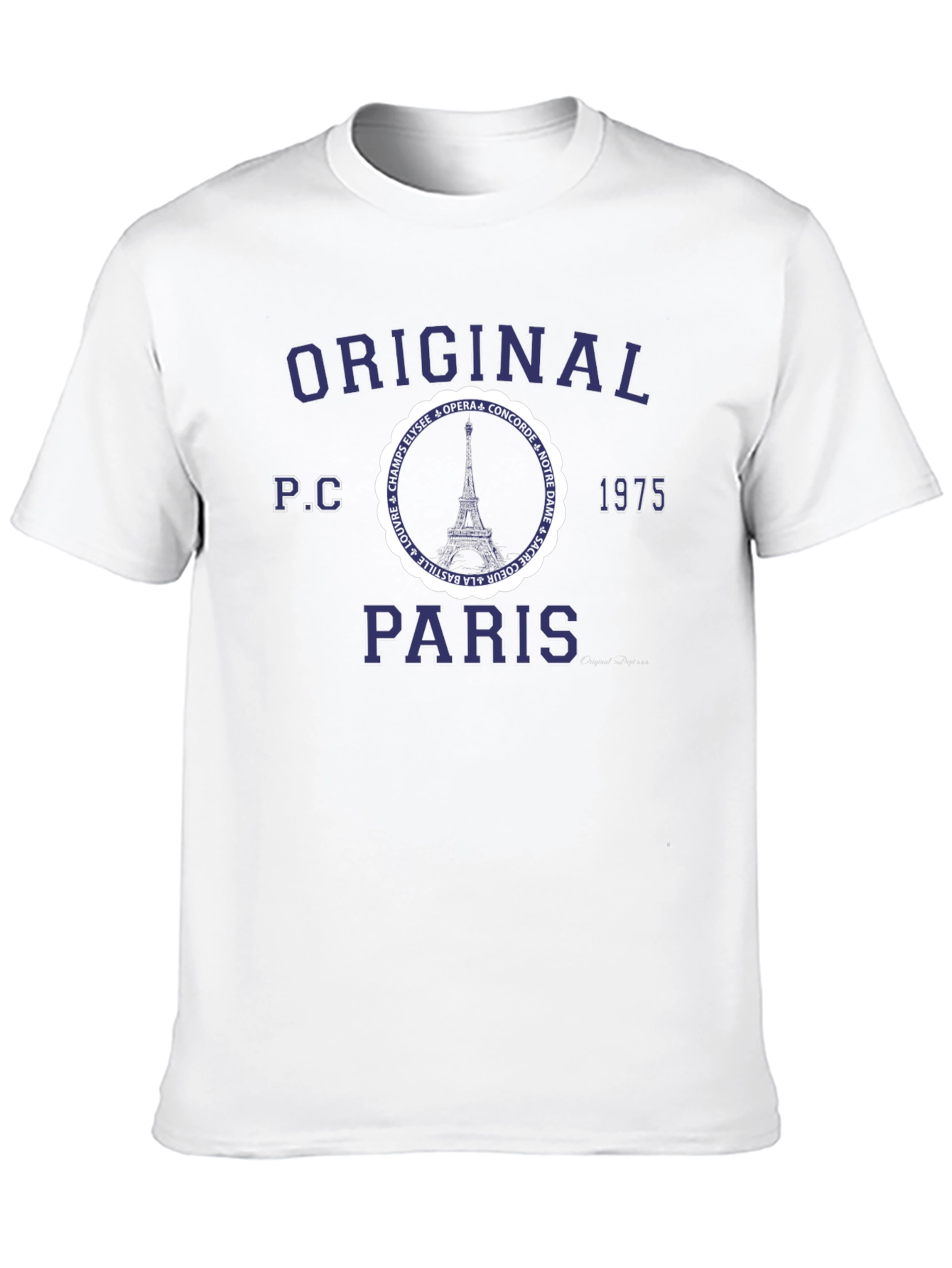Original Paris 1975 Graphic T-Shirt - 10
