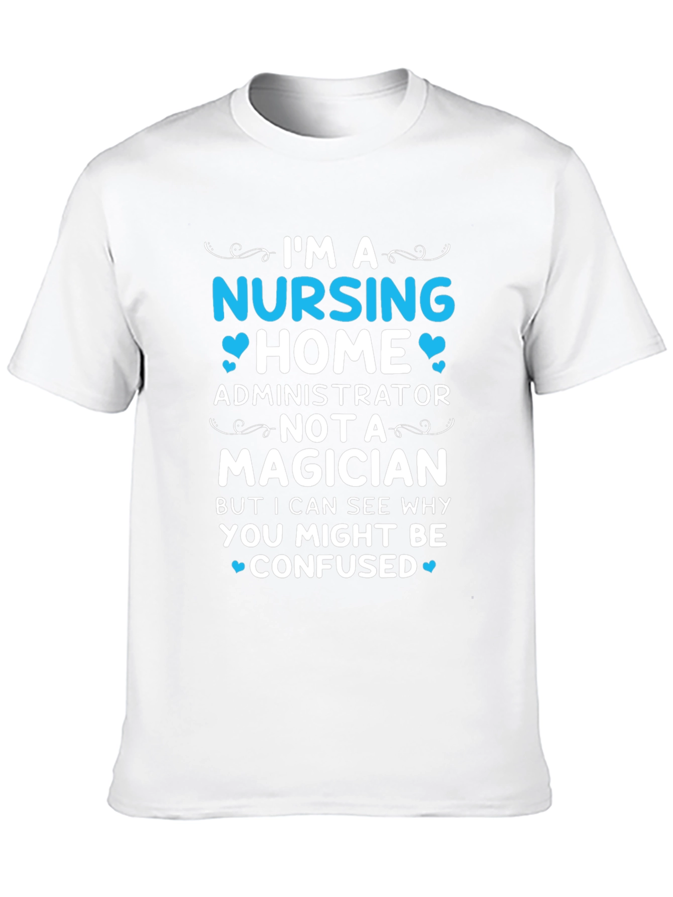 Black Nursing Home Administrator T-Shirt view 10