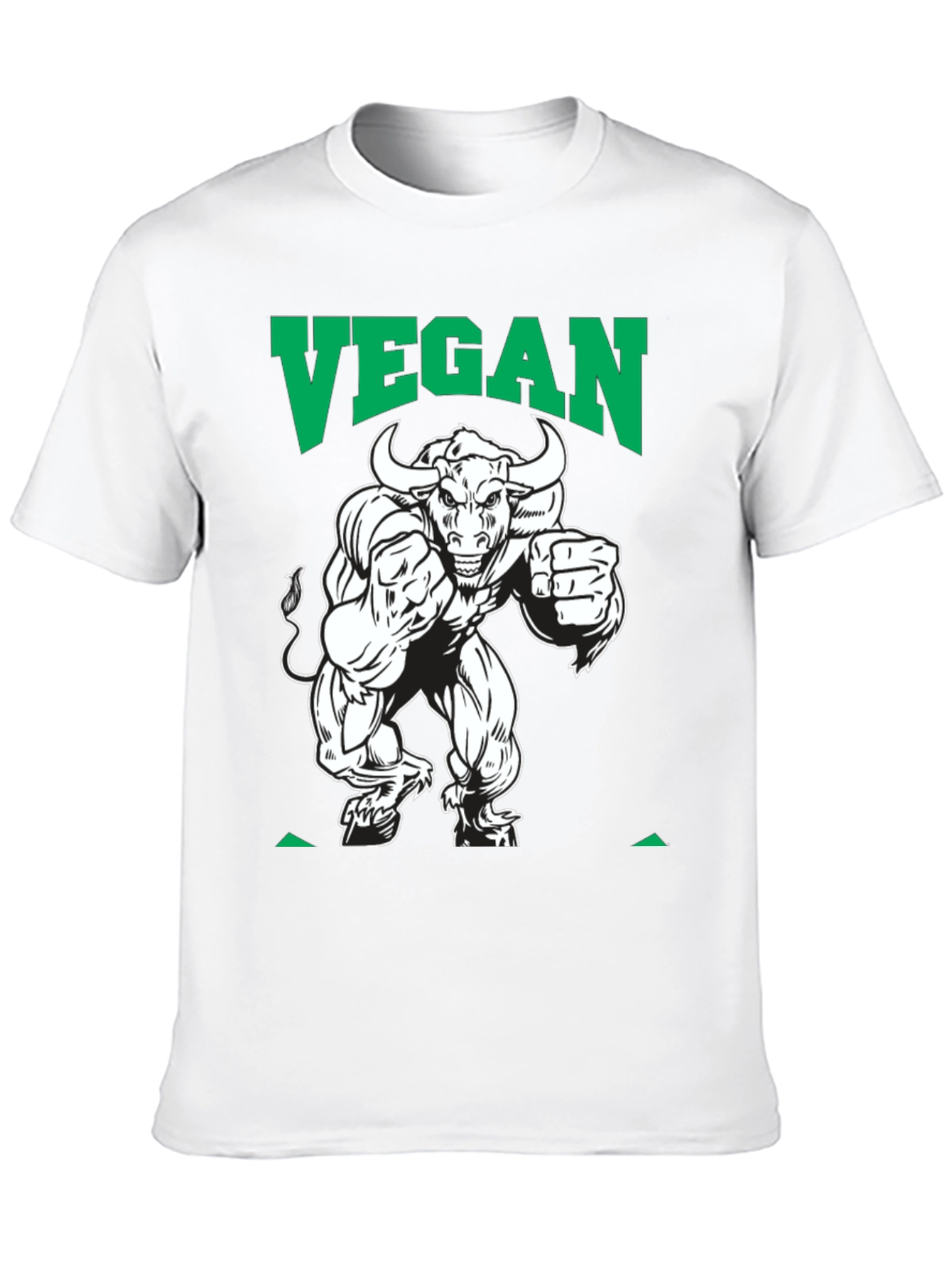 Black Vegan Bull T-Shirt view 10