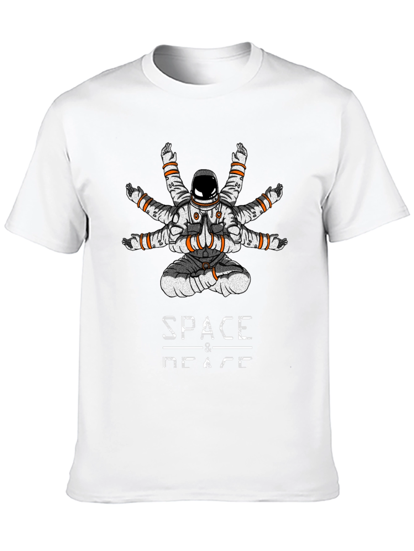 Black Space & Peace Graphic T-Shirt view 10
