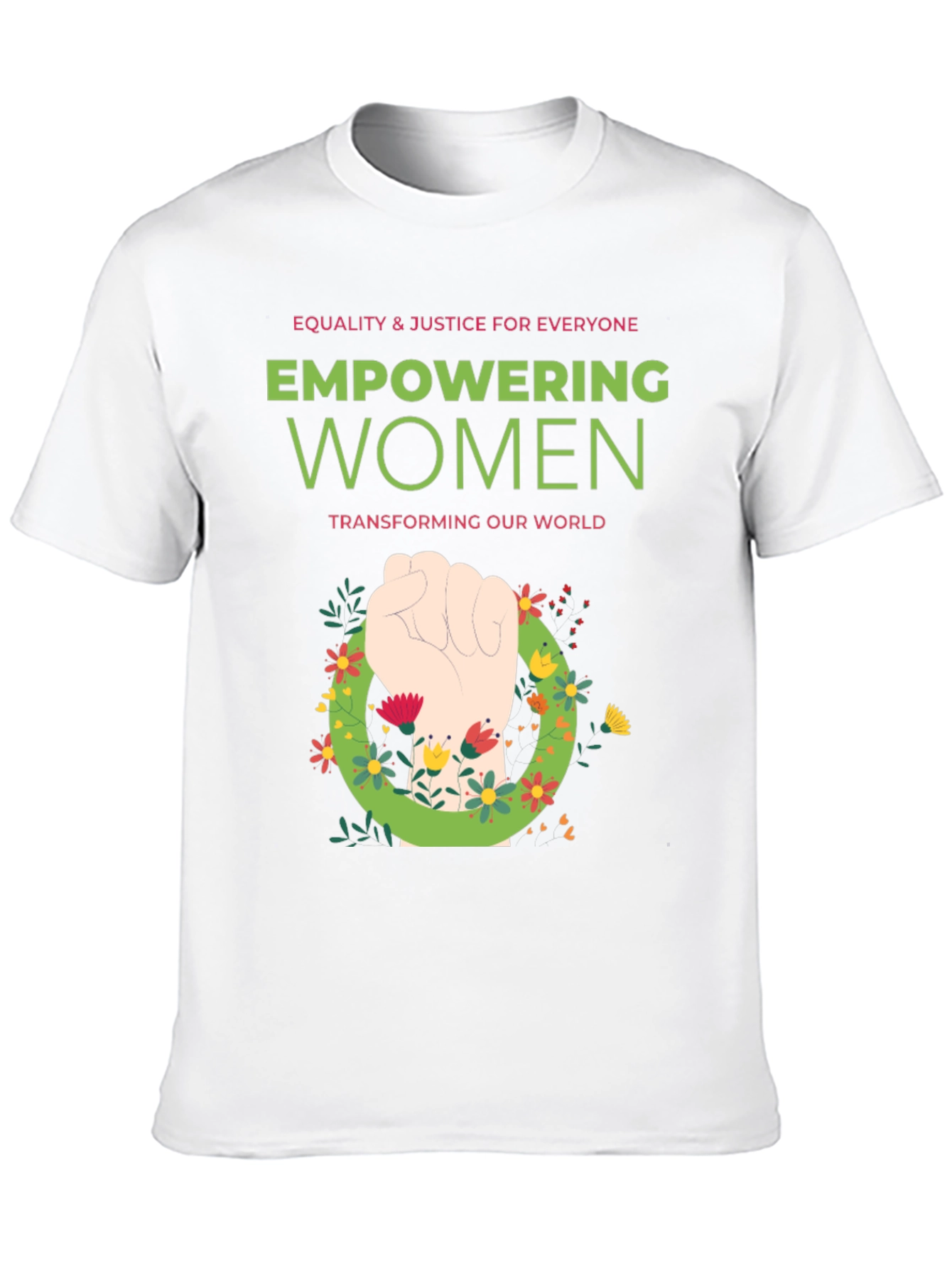 Black Empowering Women T-Shirt - Equality and Justice Tee view 10