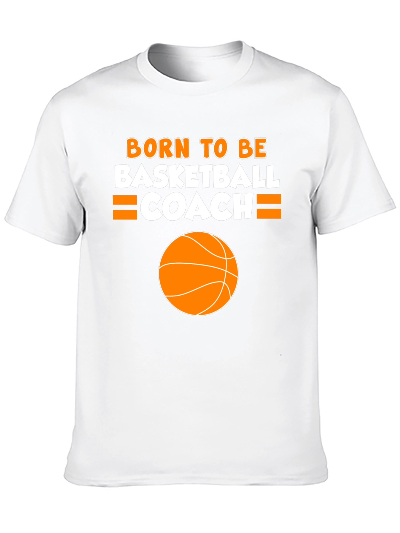 Black Born to be Basketball Coach T-Shirt view 10