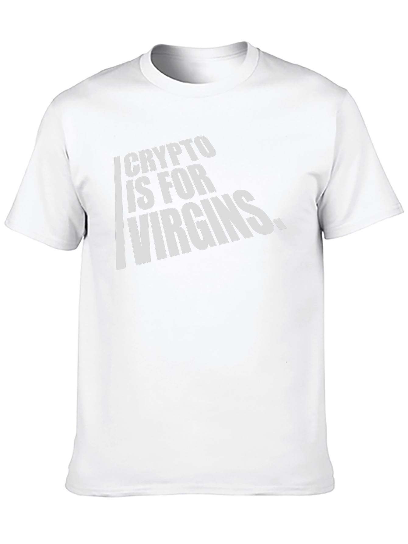 Black Crypto is For Virgins Black Graphic T-Shirt view 10
