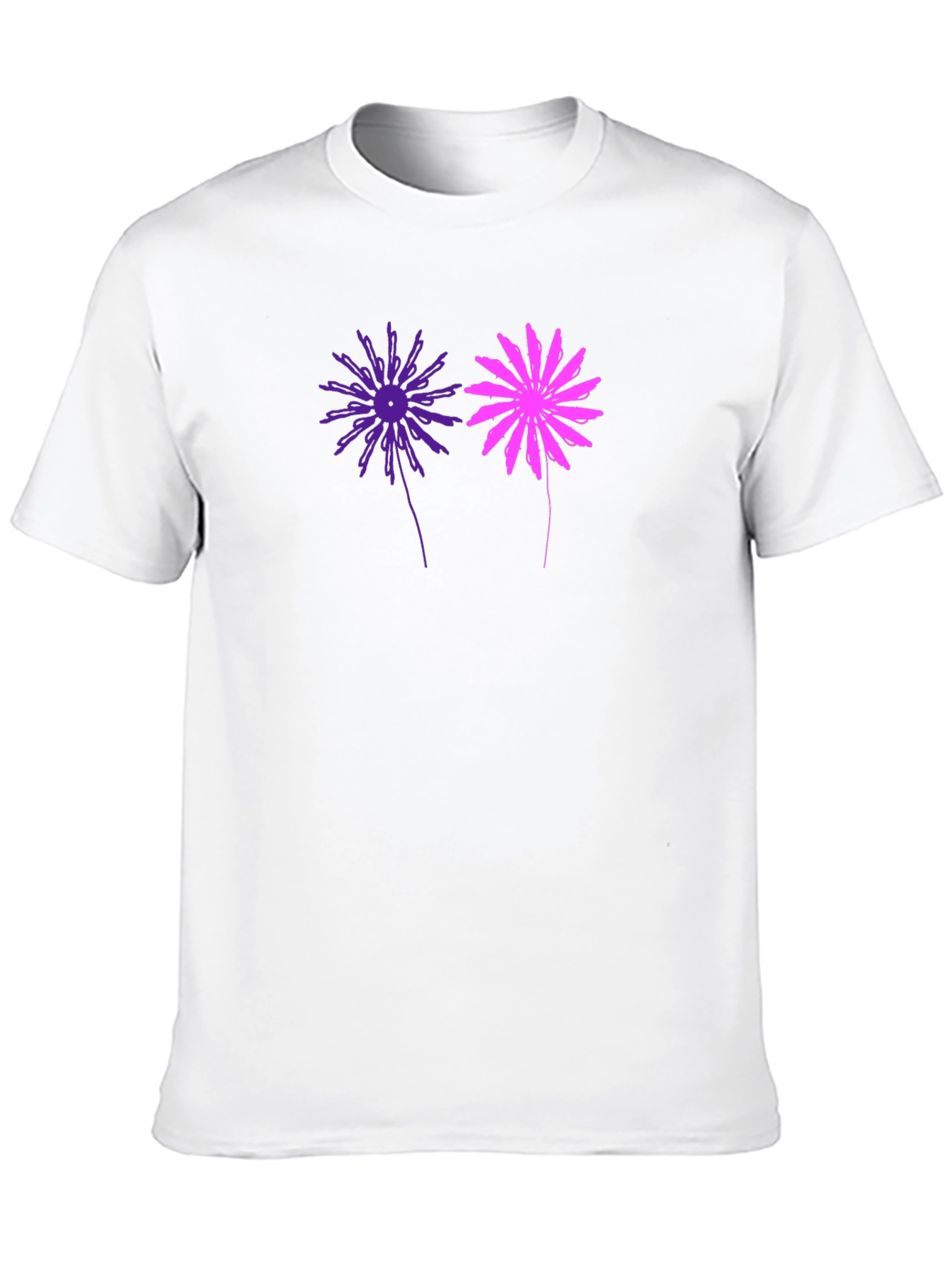 Black Floral Graphic Tee - Stylish Men's Black T-Shirt view 10