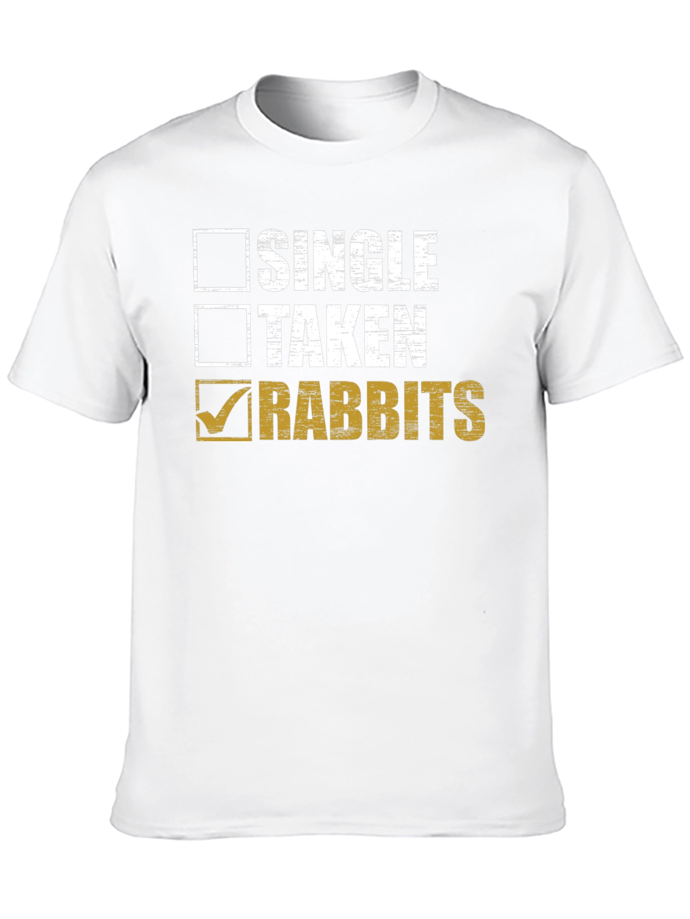 Black Single Taken Rabbits T-Shirt - Funny Animal Lover Tee view 10