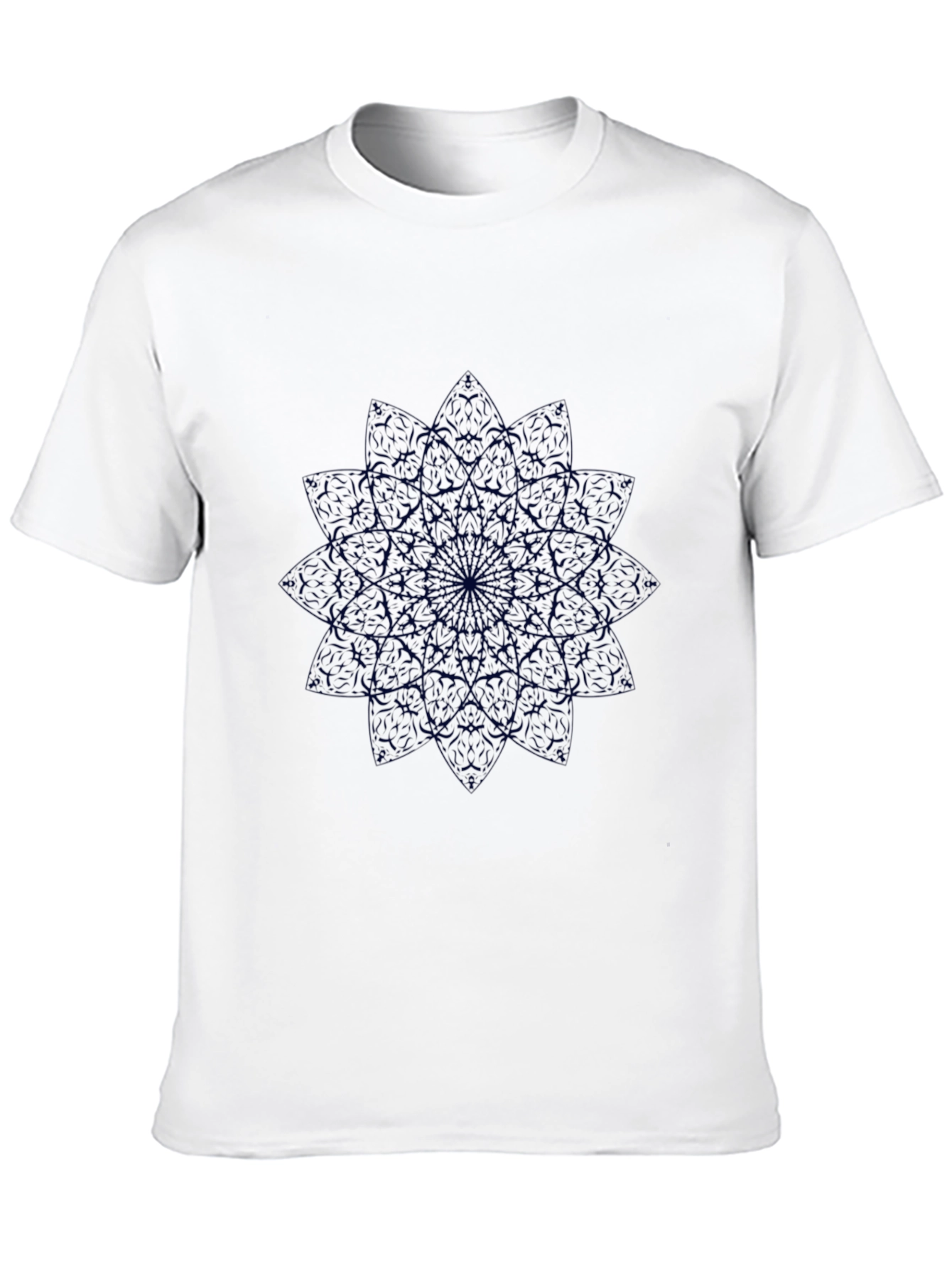 Black Mandala Graphic Black T-Shirt view 10