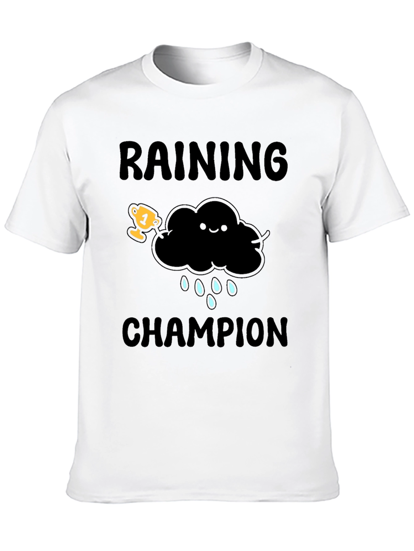 Black Raining Champion Graphic T-Shirt view 10