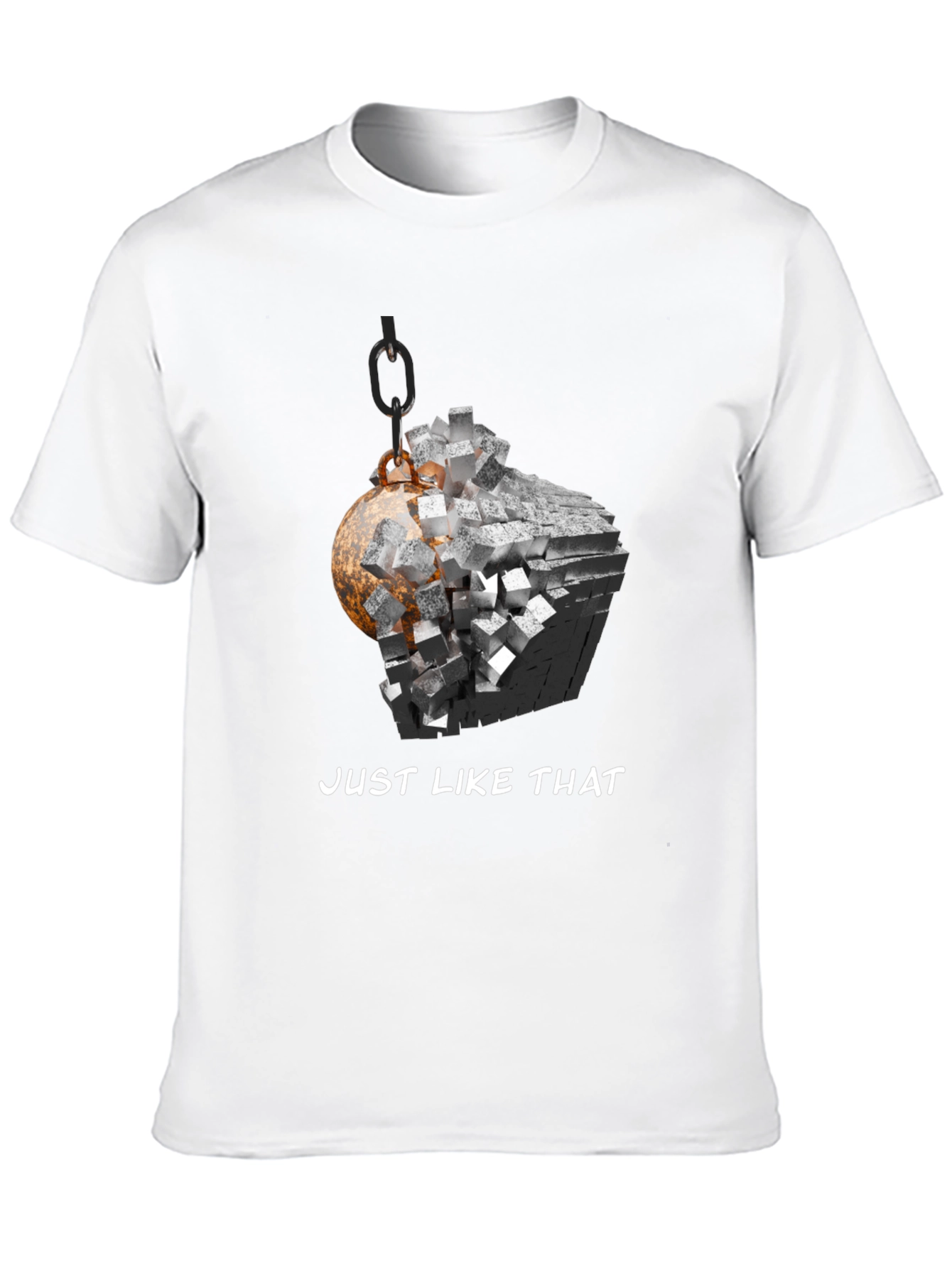 Black Demolition Ball Graphic Tee - Just Like That T-Shirt view 10