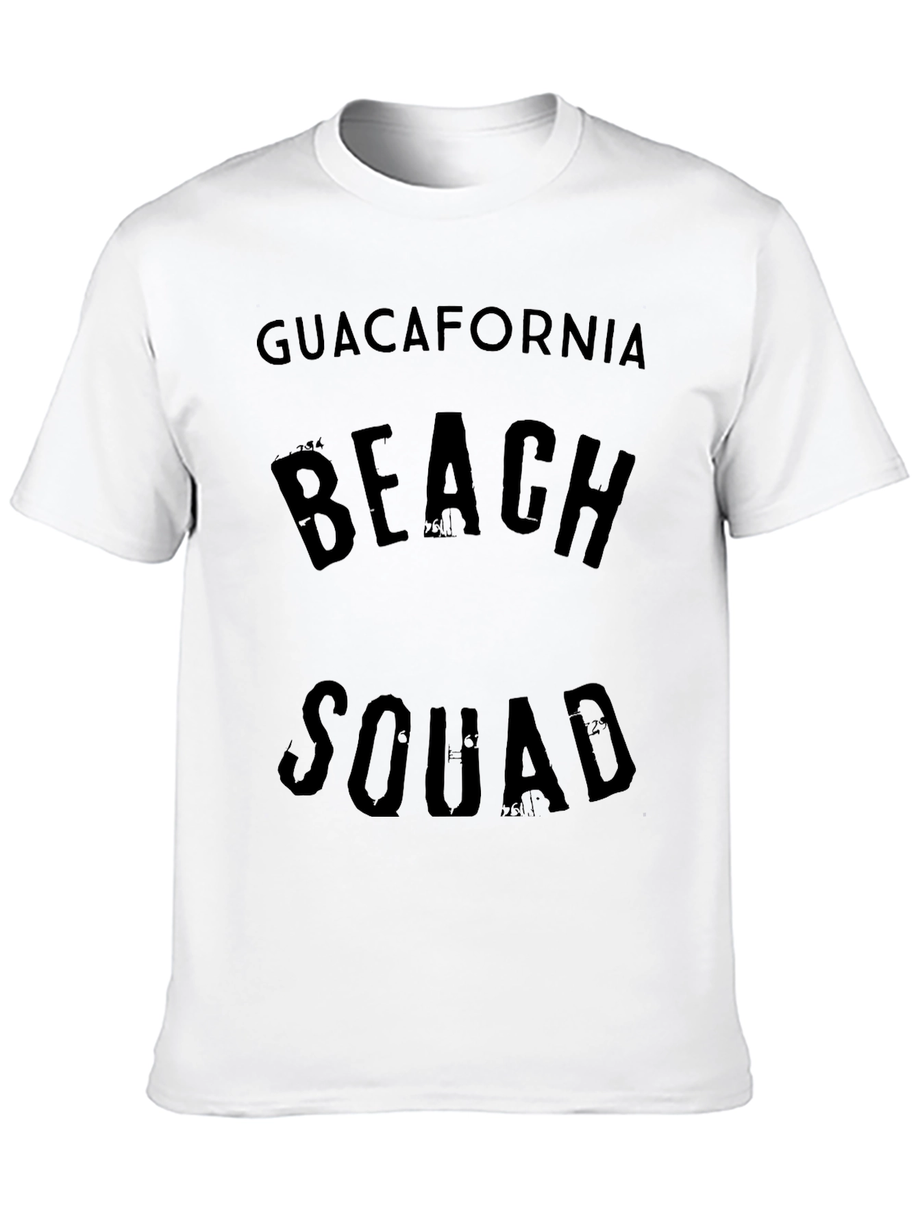 Black Guacafornia Beach Squad Graphic T-Shirt view 10
