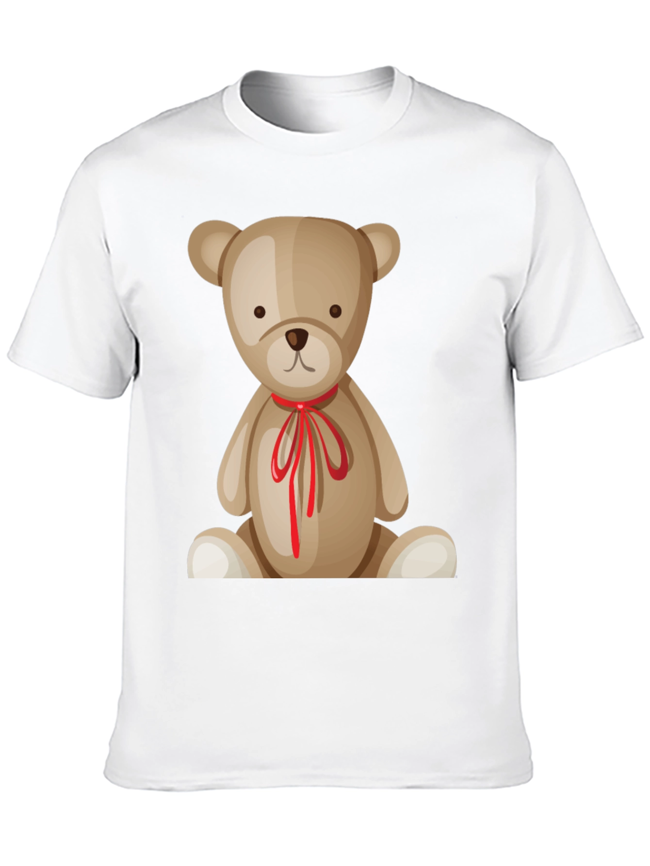 Black Cute Teddy Bear Graphic T-Shirt - Soft Cotton Blend view 10