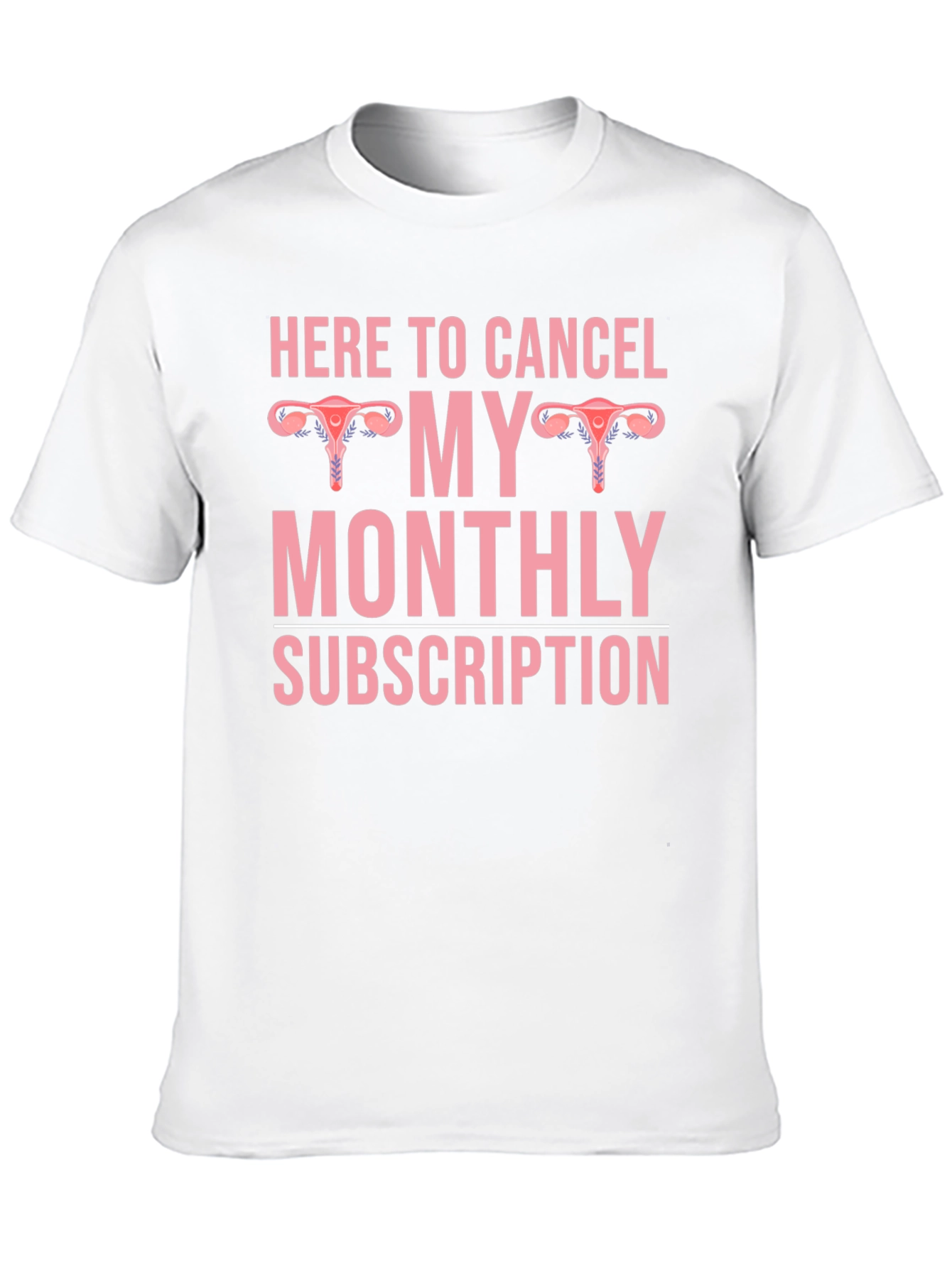 Black Here to Cancel Monthly Subscription Graphic Tee view 10