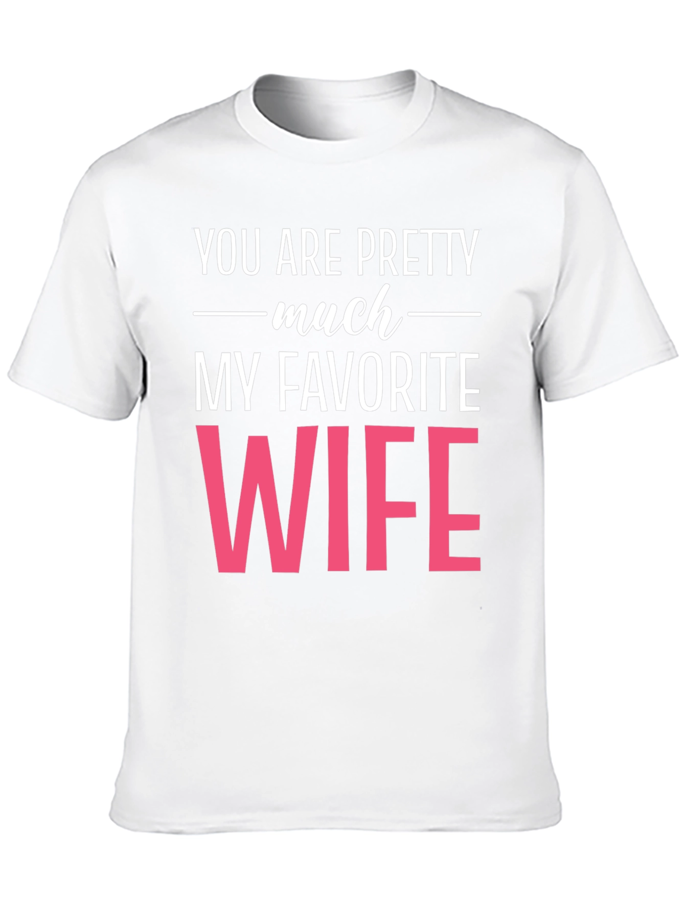 Black Favorite Wife Graphic Tee - Black Cotton T-Shirt view 10