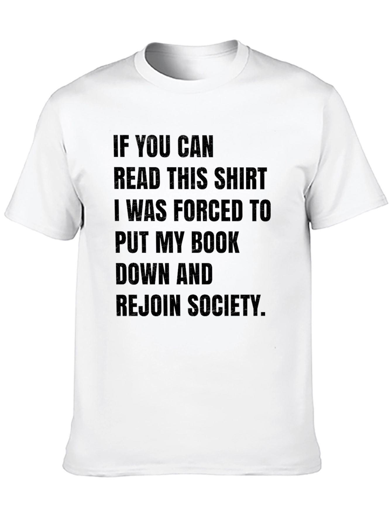Black Funny Book Lover T-Shirt: If You Can Read This view 10