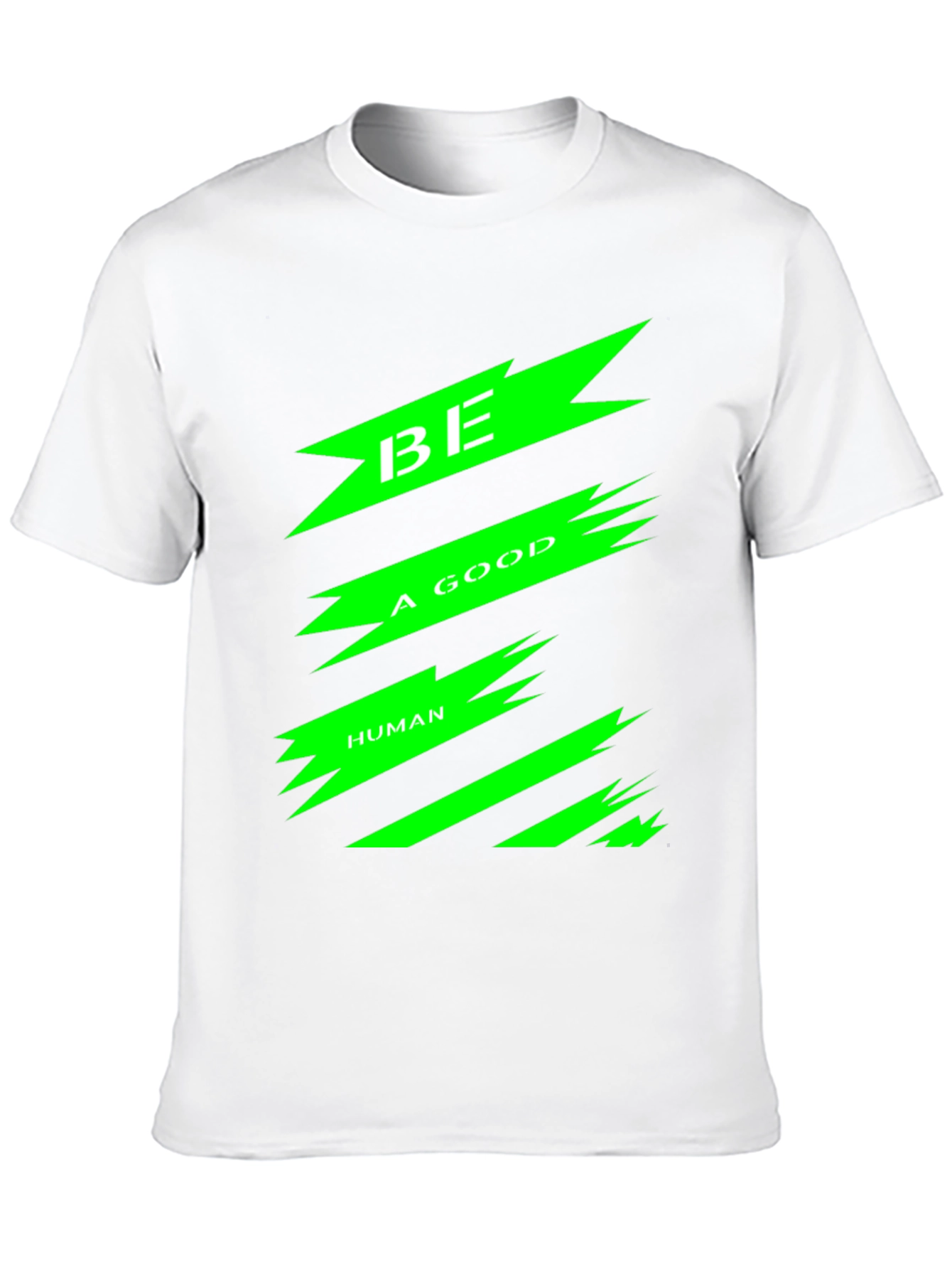 Black Be A Good Human Graphic Tee view 10