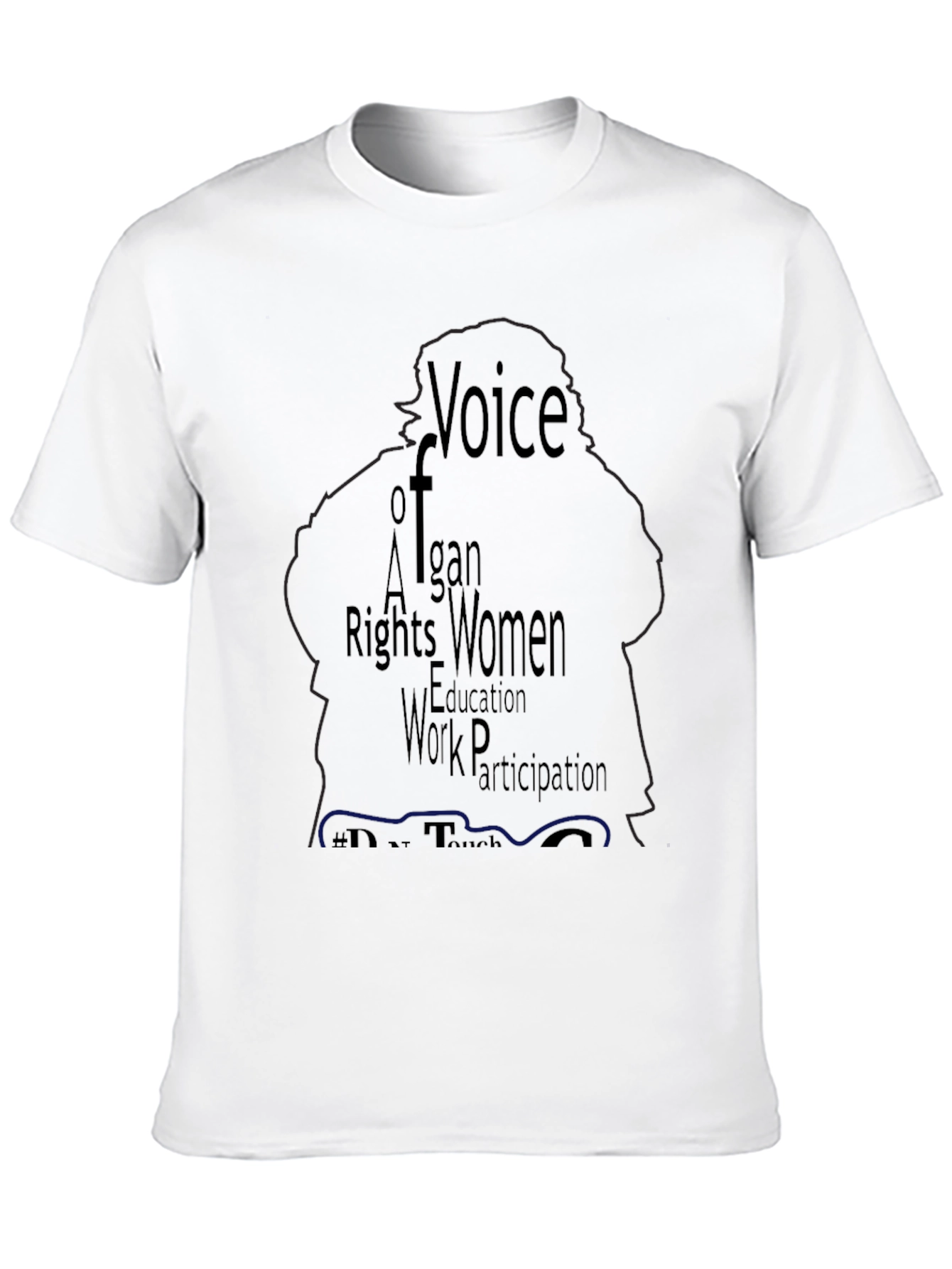 Black Voice of Afghan Women Black T-Shirt view 10