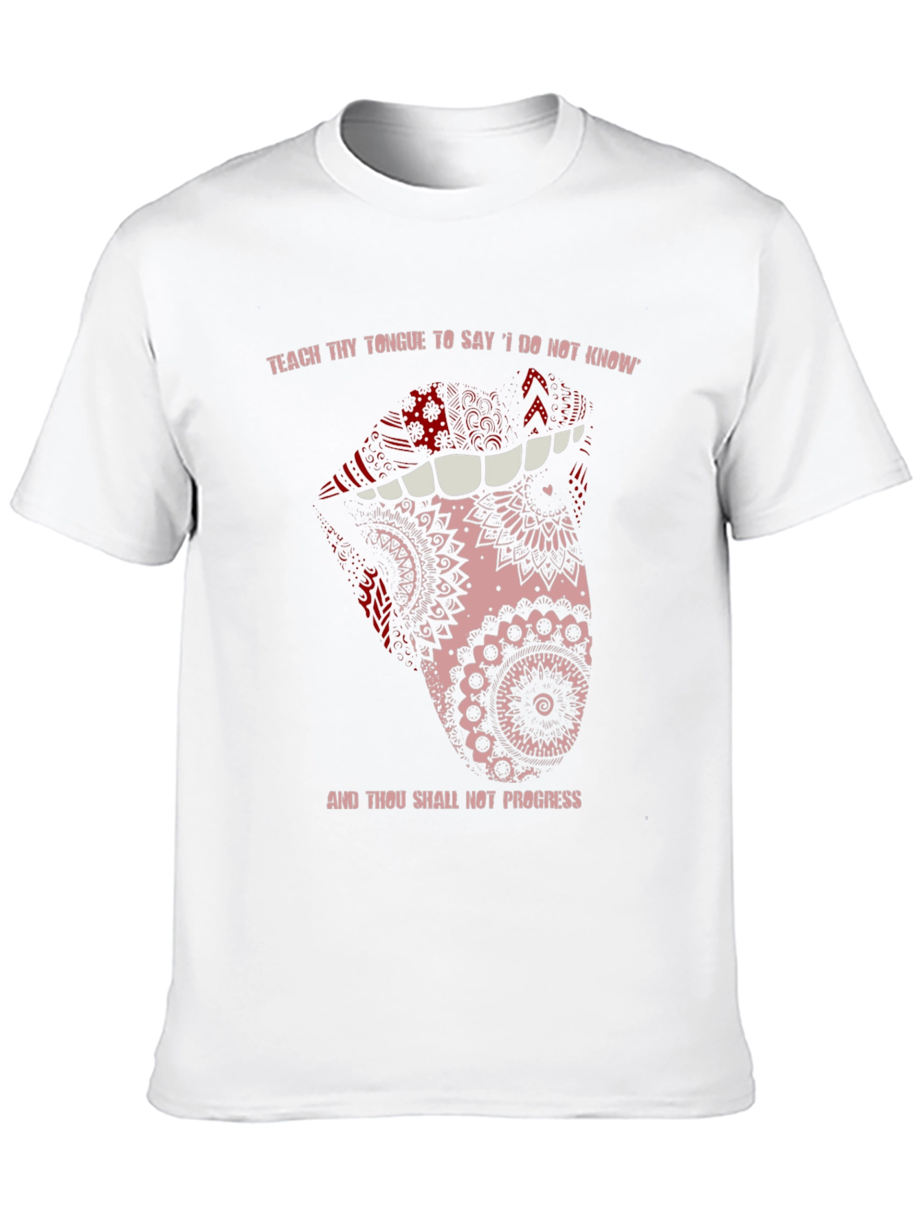 Black Unique Tongue Graphic T-Shirt view 10