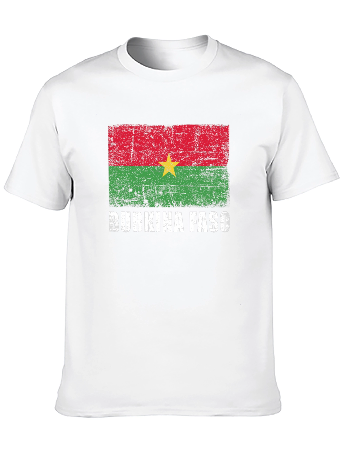 Black Burkina Faso Flag T-Shirt view 10