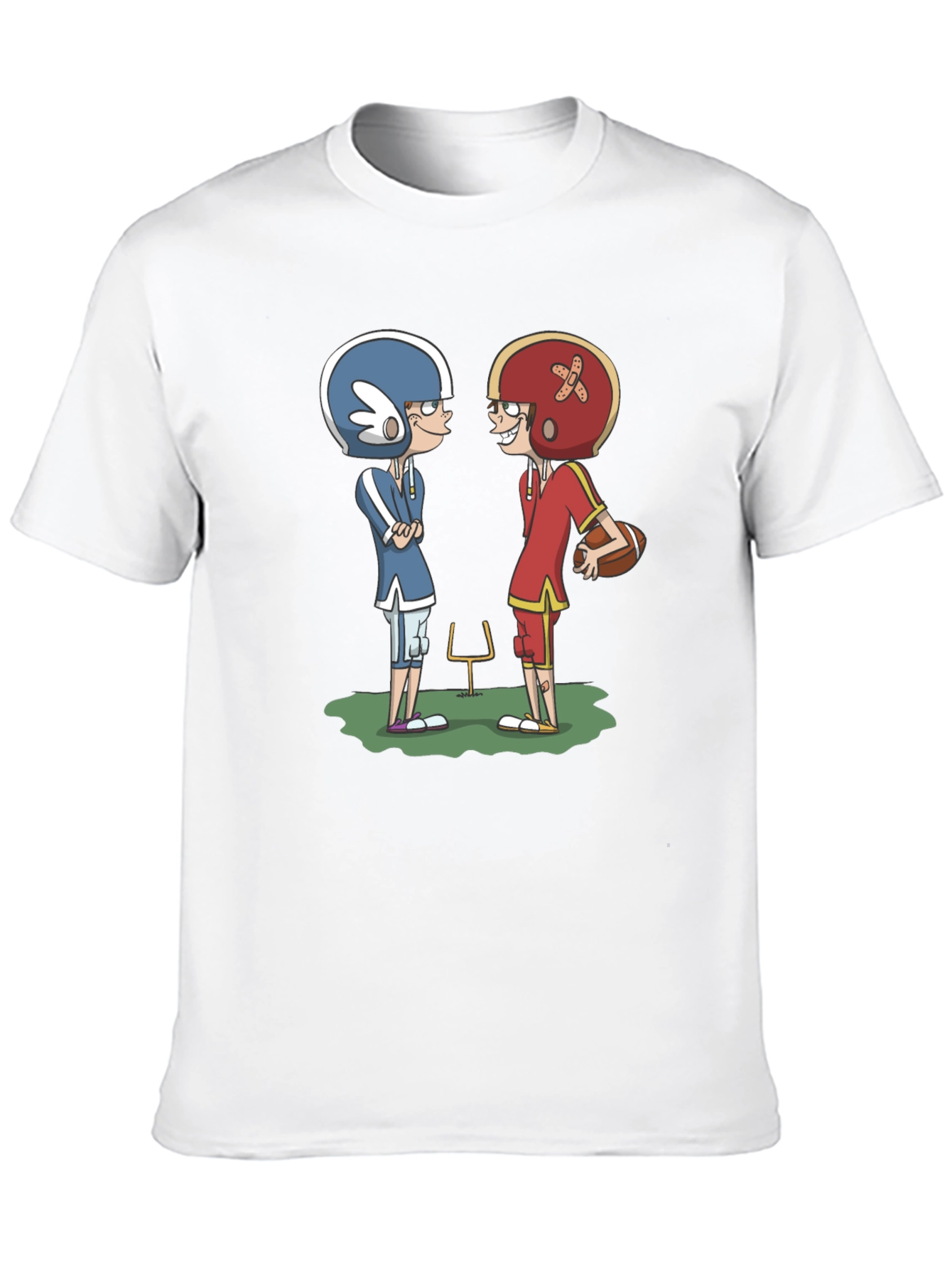 Black Cartoon Football T-Shirt view 10