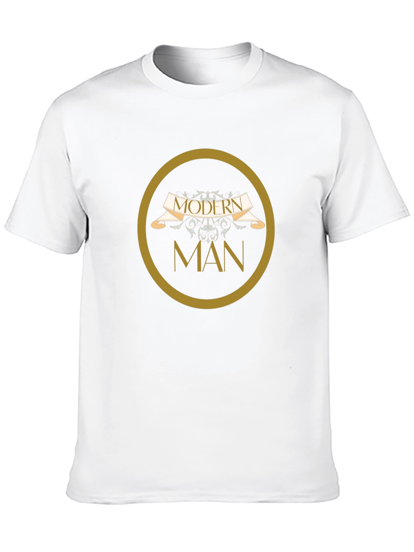 Black Modern Man T-Shirt - Black Graphic Tee view 10
