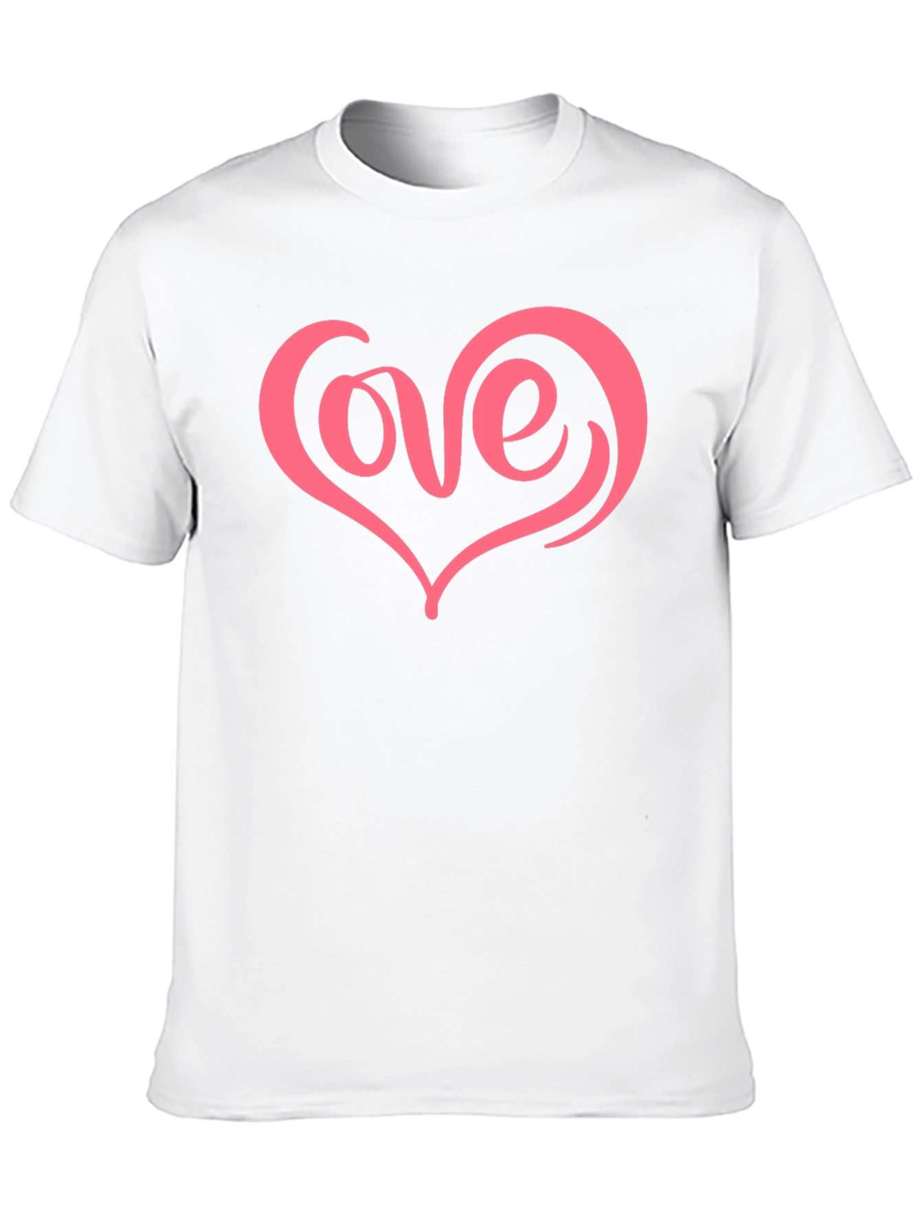 Black Love Heart Graphic Tee - Black view 10