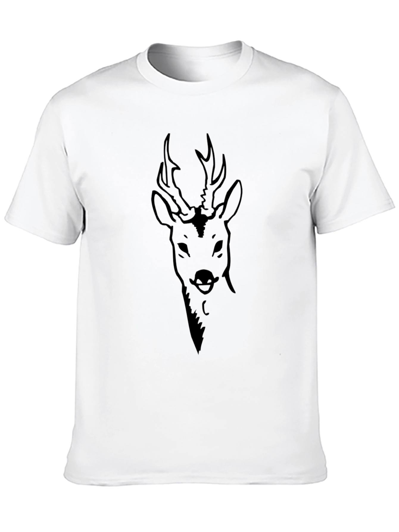 Black Buck Graphic Tee - Men's Black T-Shirt view 10