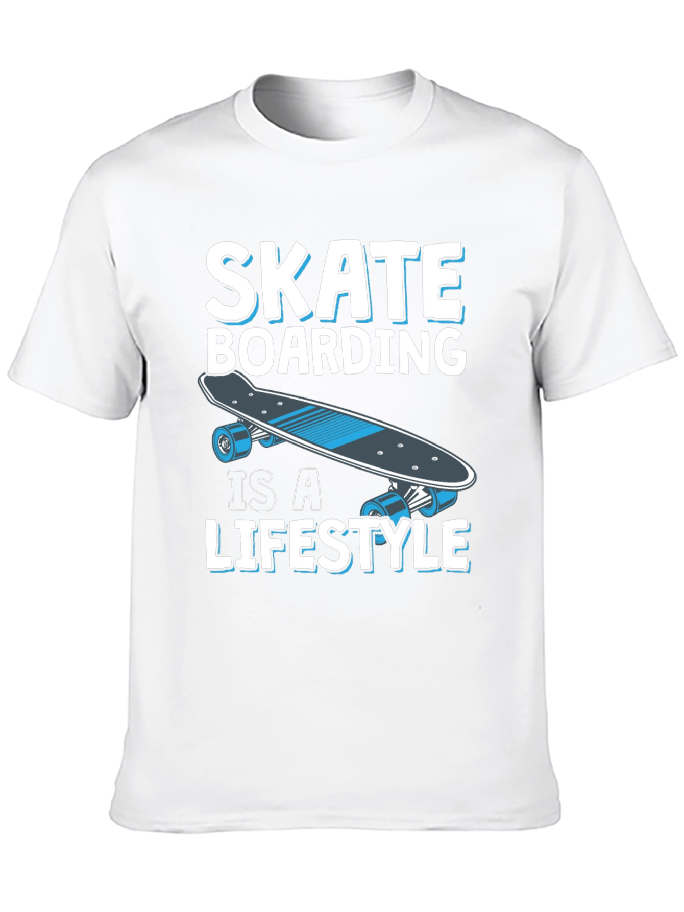 Black Skateboarding Lifestyle Graphic Tee view 10