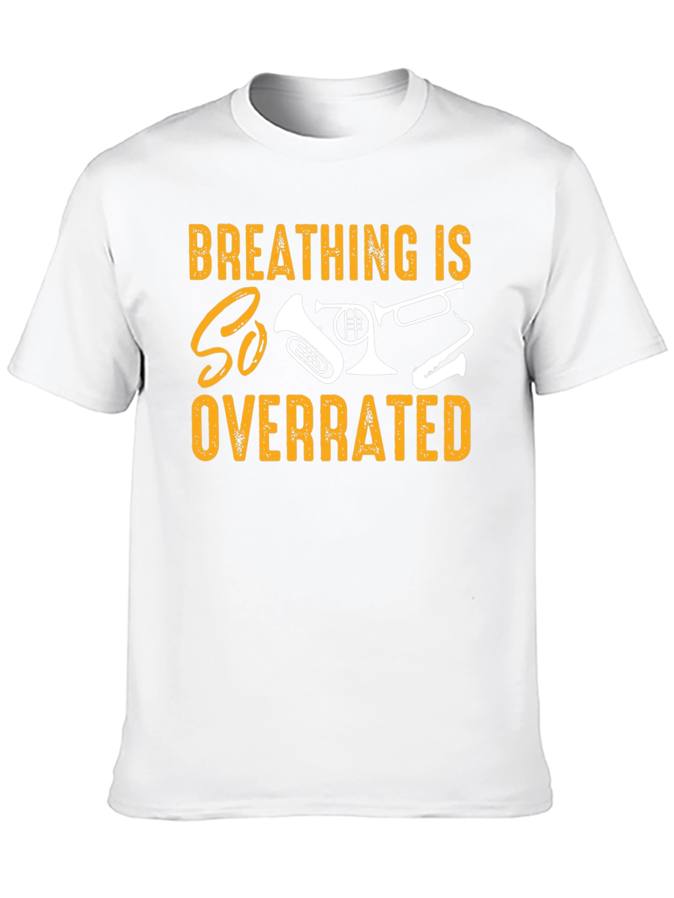 Black Breathing is Overrated Band T-Shirt view 10