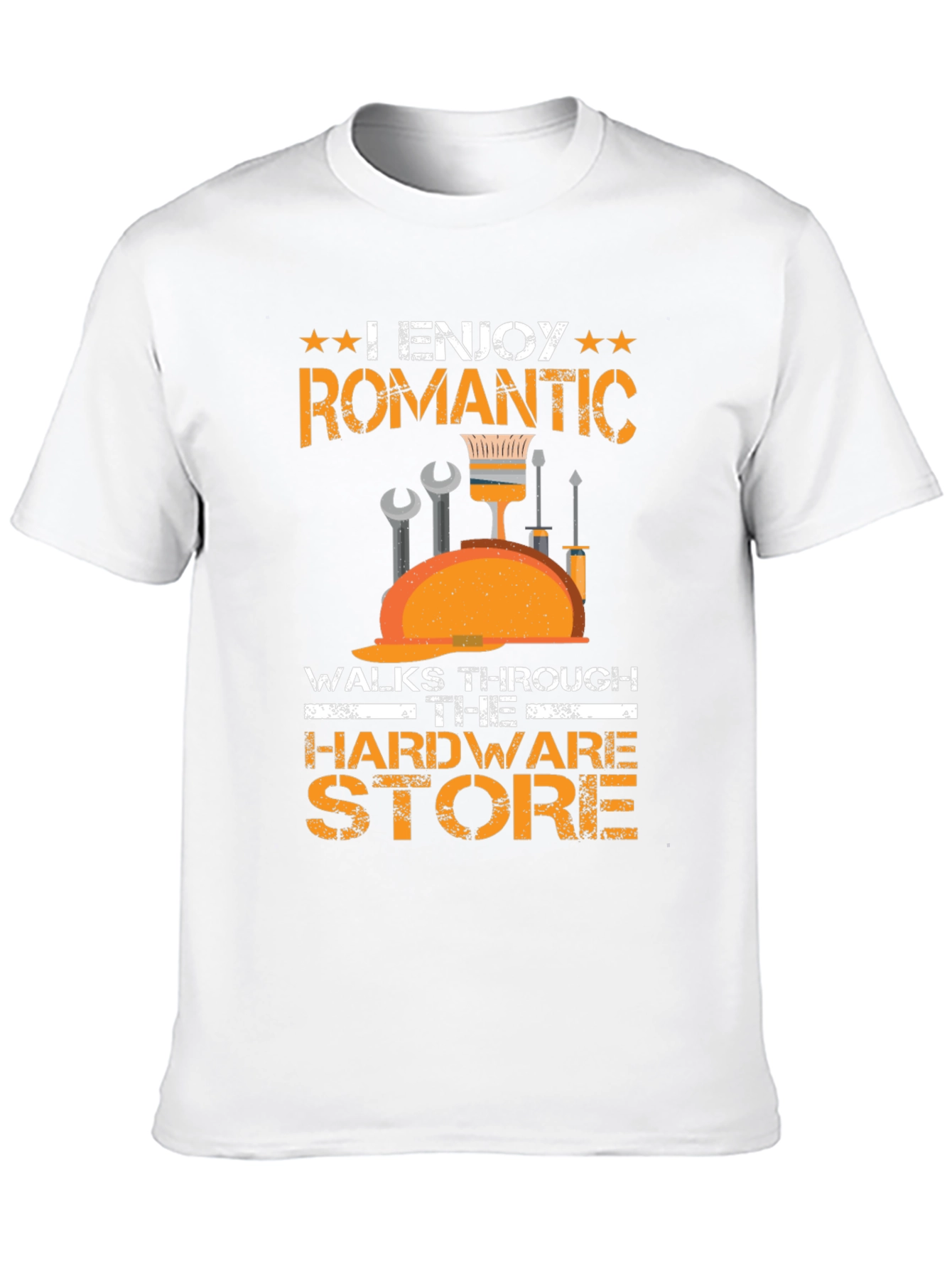 Black Romantic Hardware Store Walk T-Shirt view 10