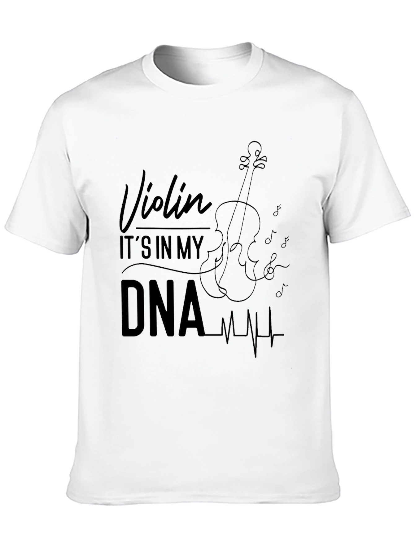 Black Violin DNA Graphic T-Shirt - Music Lover Tee view 10