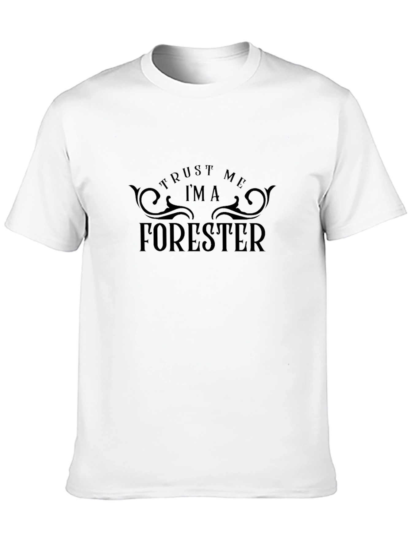 Black Trust Me I'm A Forester Tee view 10
