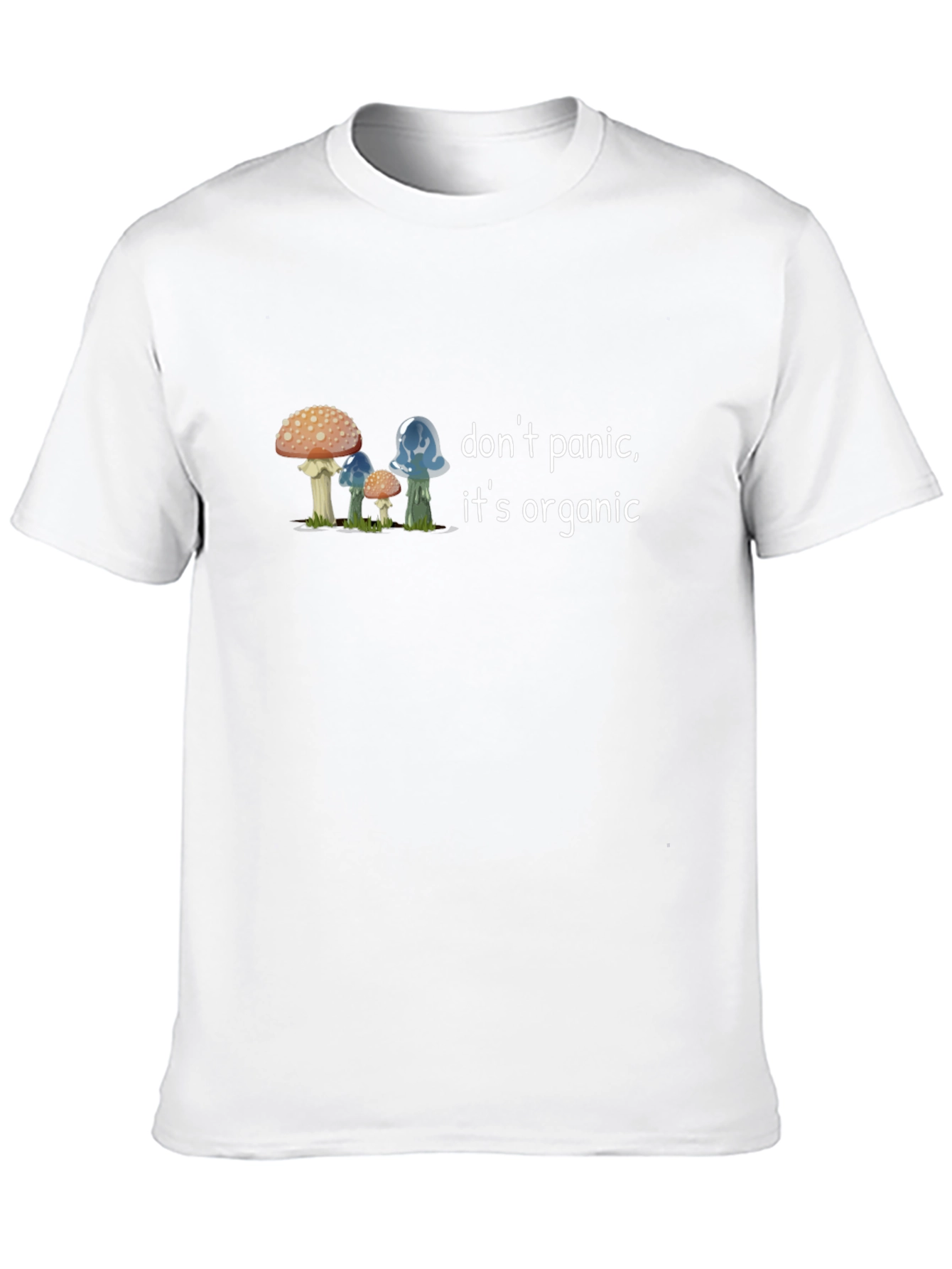 Black Mushroom Graphic Tee - Don't Panic, It's Organic view 10