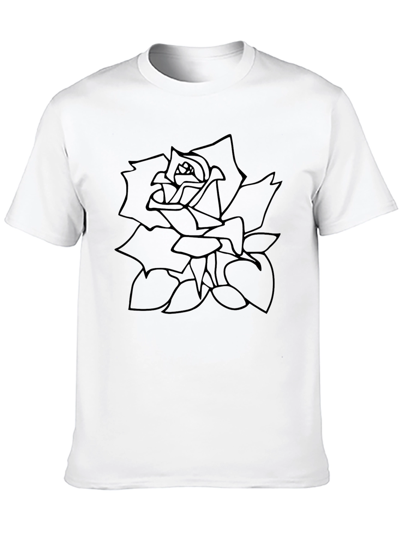 Black Black Rose Graphic Tee - Stylish & Unique! view 10