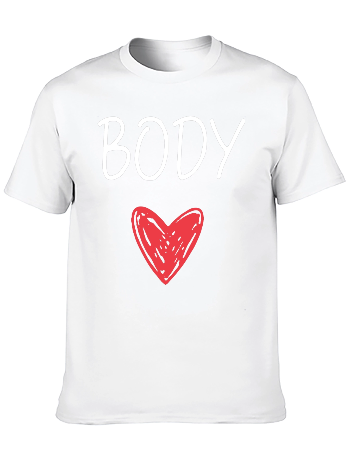 Black Body Heart Graphic Tee - Men's Black T-Shirt view 10