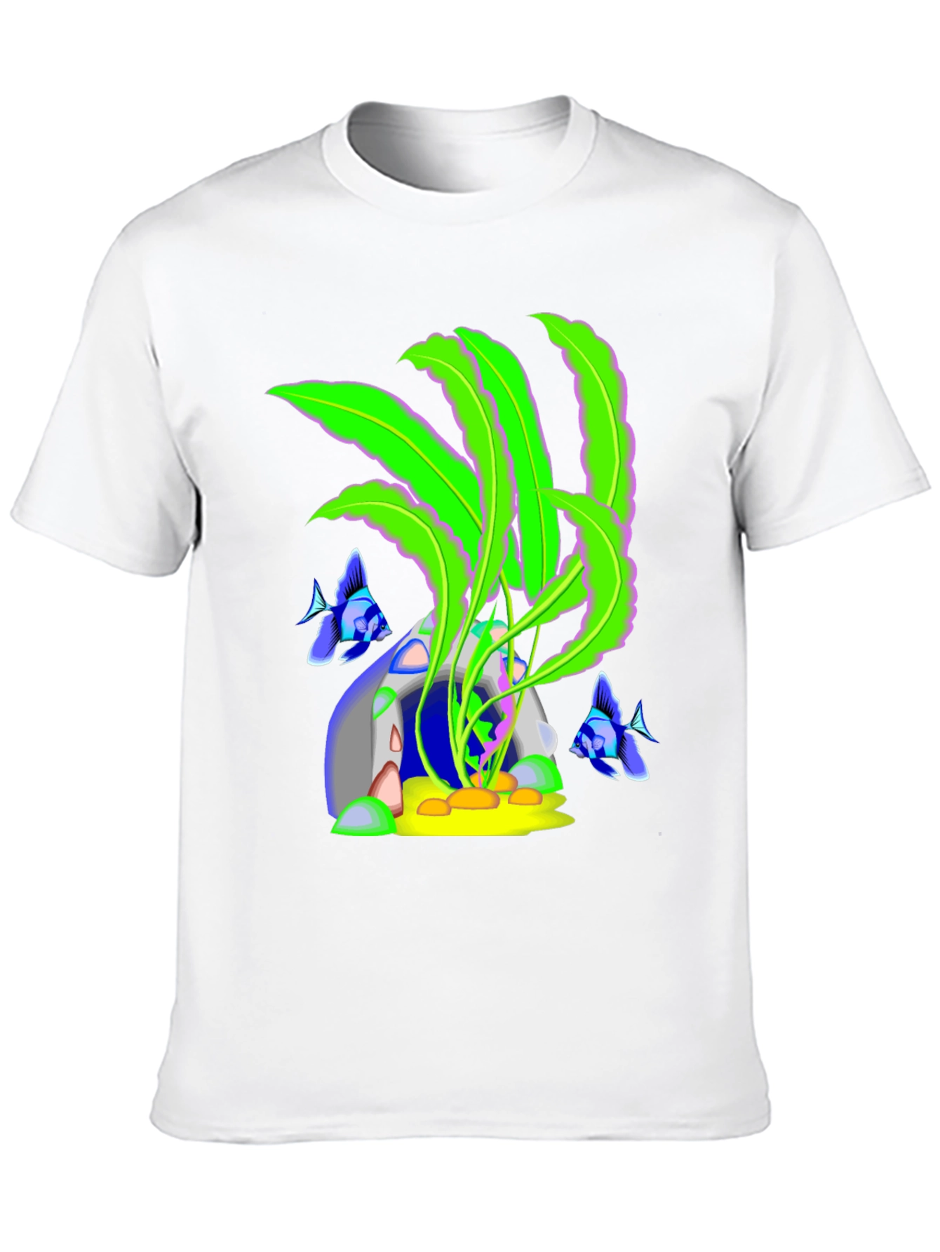Black Aquarium Graphic T-Shirt view 10