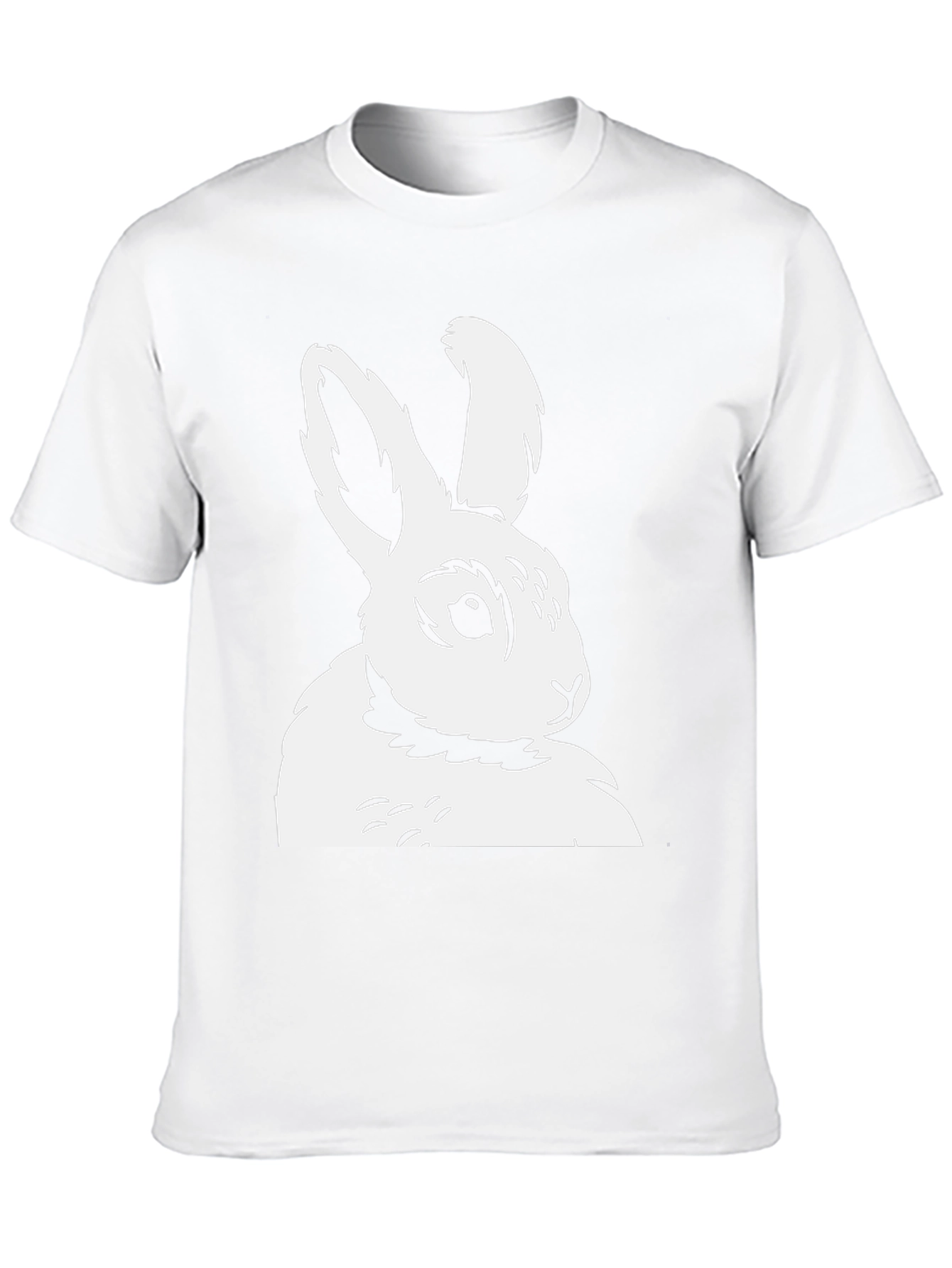 Black Rabbit Graphic Tee - Stylish Cotton Blend Shirt view 10