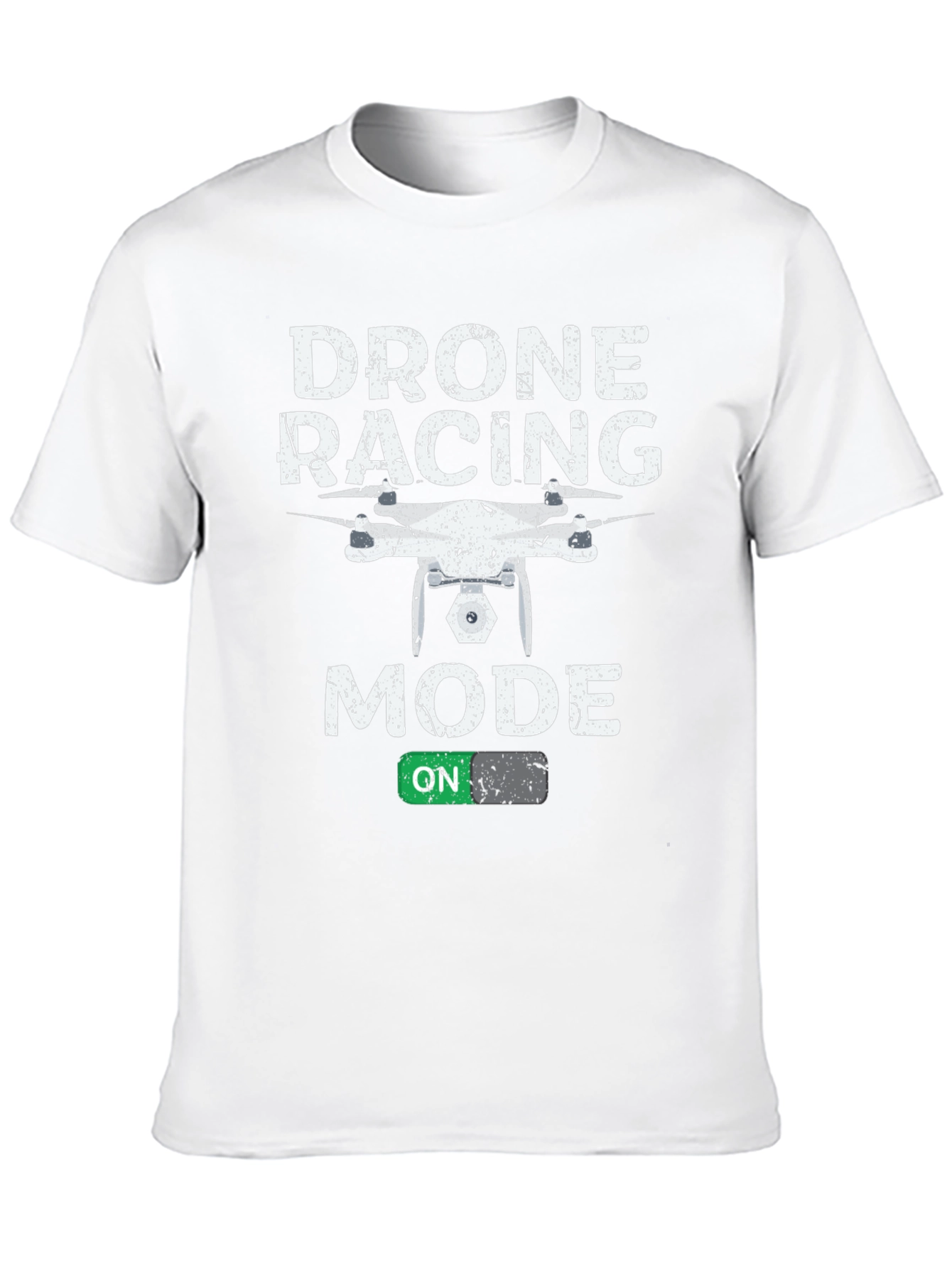 Black Drone Racing Mode T-Shirt view 10