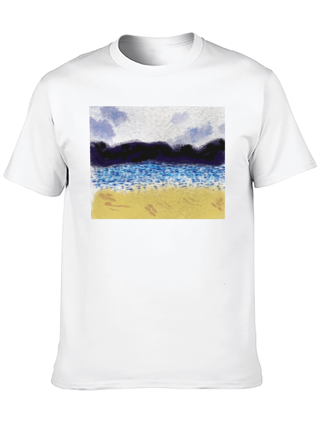 Black Beachfront T-Shirt - Coastal Style view 10